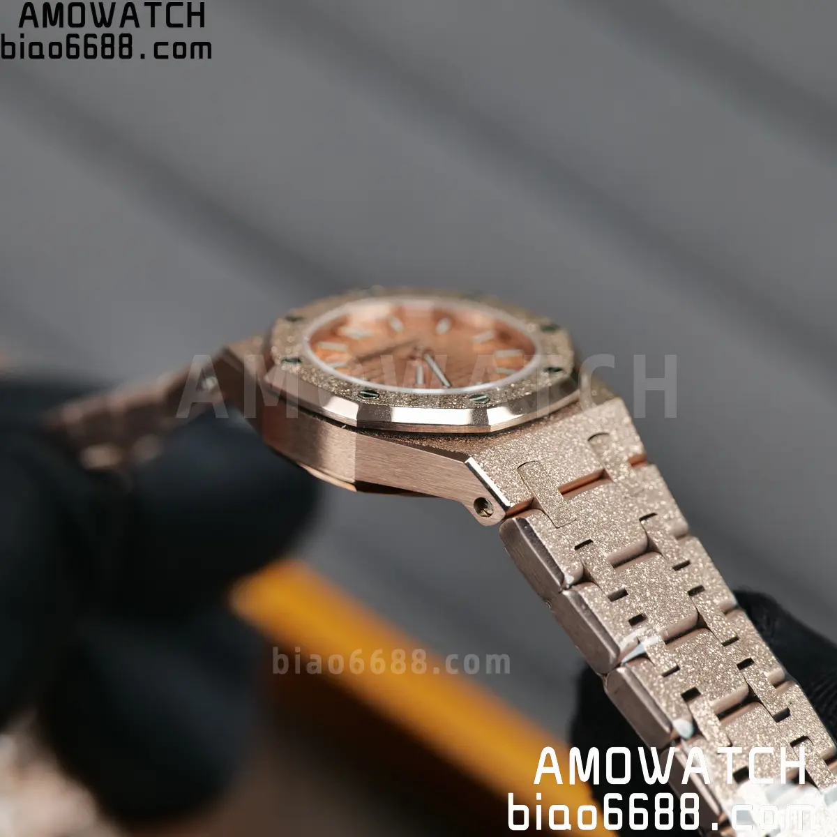 AUDEMARS PIGUET Lady Royal Oak 67630 23mm RG TW Best Edition Silver Dial Swiss Quartz 76 2c4781ce673dd15 AMO Watch