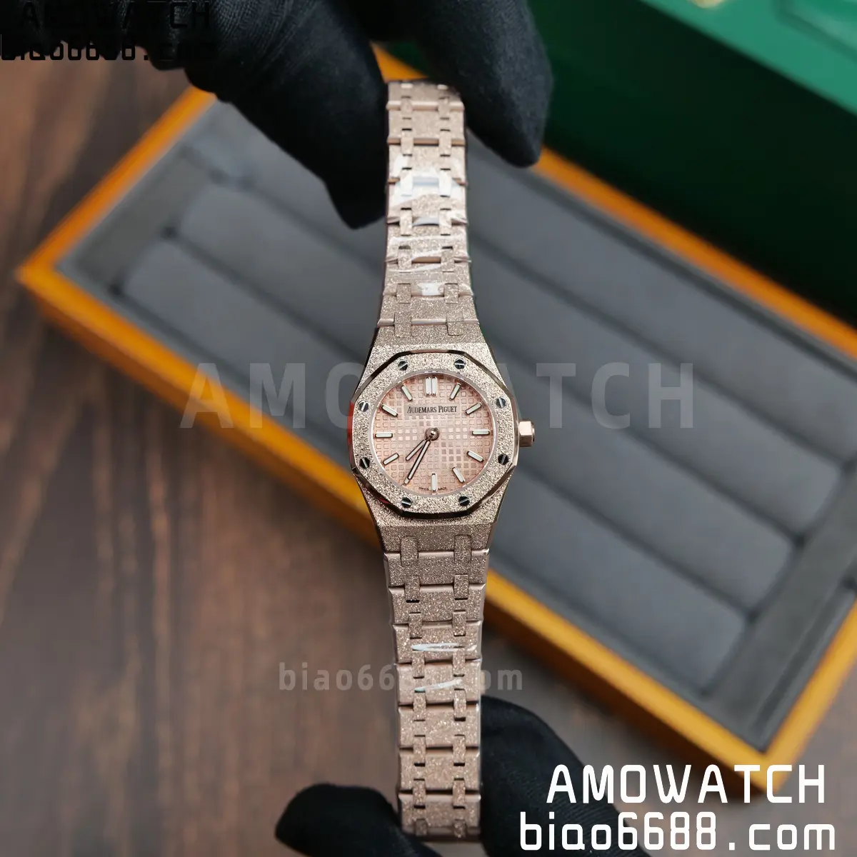 AUDEMARS PIGUET Lady Royal Oak 67630 23mm RG TW Best Edition Silver Dial Swiss Quartz 73 2cbd2050ff412a1 AMO Watch