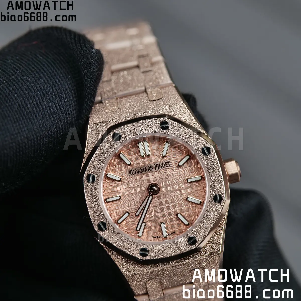 AUDEMARS PIGUET Lady Royal Oak 67630 23mm RG TW Best Edition Silver Dial Swiss Quartz 84 2fd01cfd0c13c4f AMO Watch