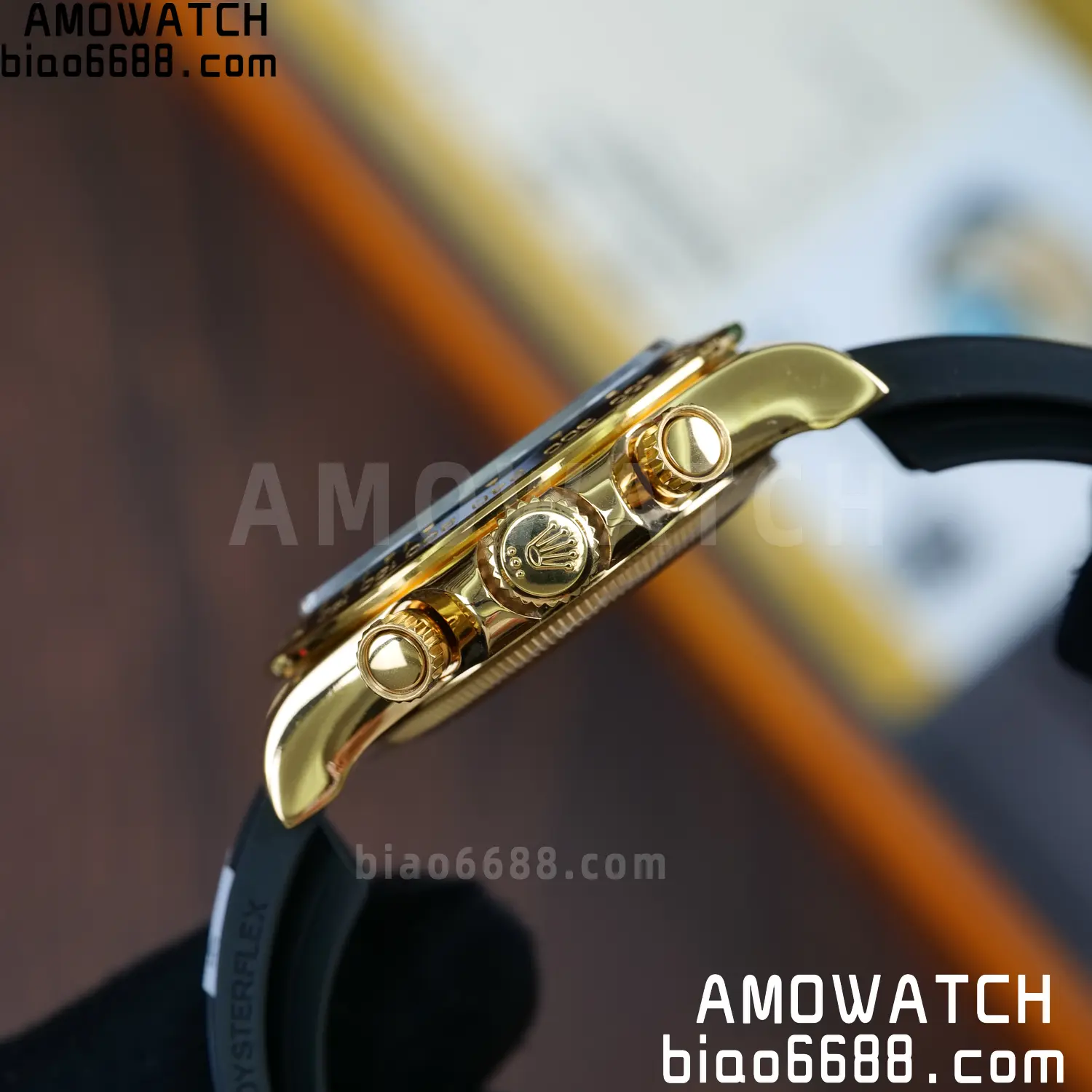 Custom Made Rolex Daytona M126518LN QF 4131 18K Yellow Gold Plated (Weighted) 86 3273a14a84d9579 AMO Watch