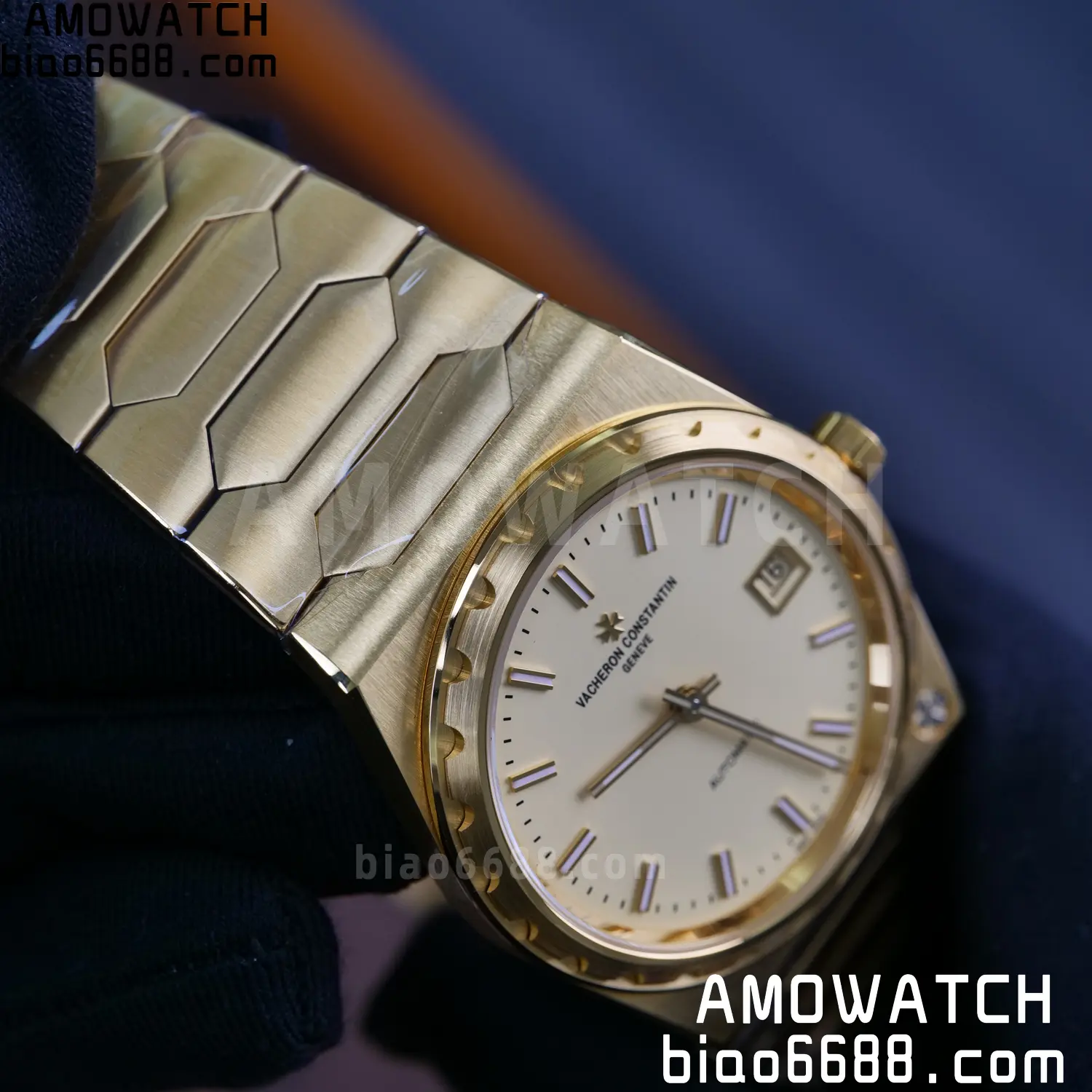 VC Historiques 4200H/222 YG PPF 1:1 Best Edition Blue Dial on SS Bracelet A2455 84 32ddbe3de296402 阿默表行AmoWatch