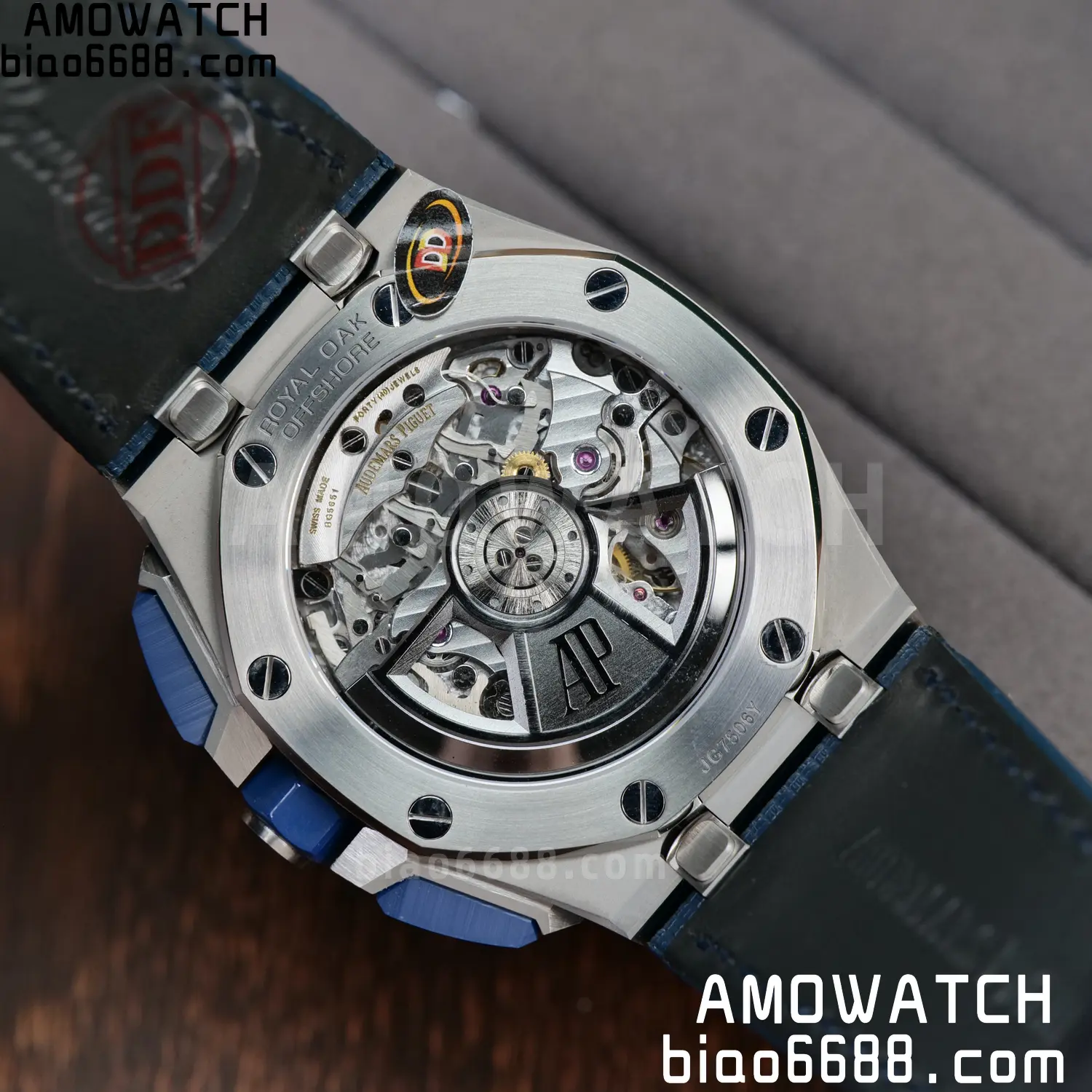 AP Royal Oak Offshore 43mm 26420 SS DDF 1:1 Best Edition Blue Dial on Blue Rubber Super Clone 4401 68 34a332d851a5f5b AMO Watch