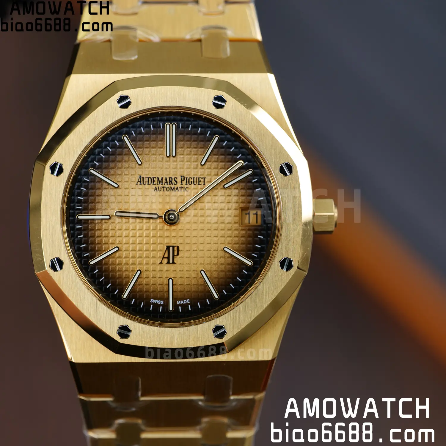 Royal Oak 39mm 16202 YG ZF 1:1 Best Edition YG Smoked Dial on YG Bracelet A7121 69 34a5c9409ac0e94 阿默表行AmoWatch