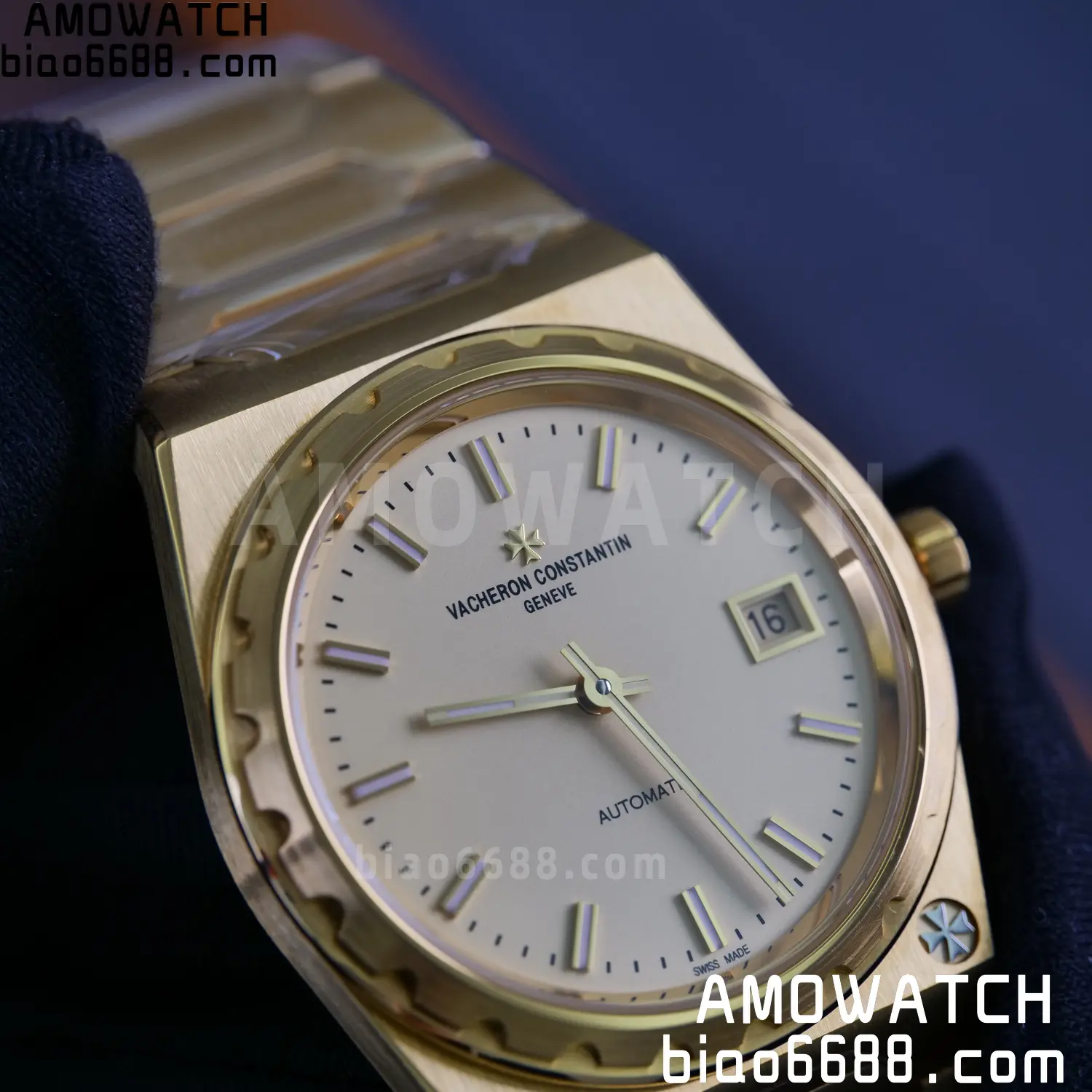 VC Historiques 4200H/222 YG PPF 1:1 Best Edition Blue Dial on SS Bracelet A2455 88 3728ad8b288e7bd 阿默表行AmoWatch