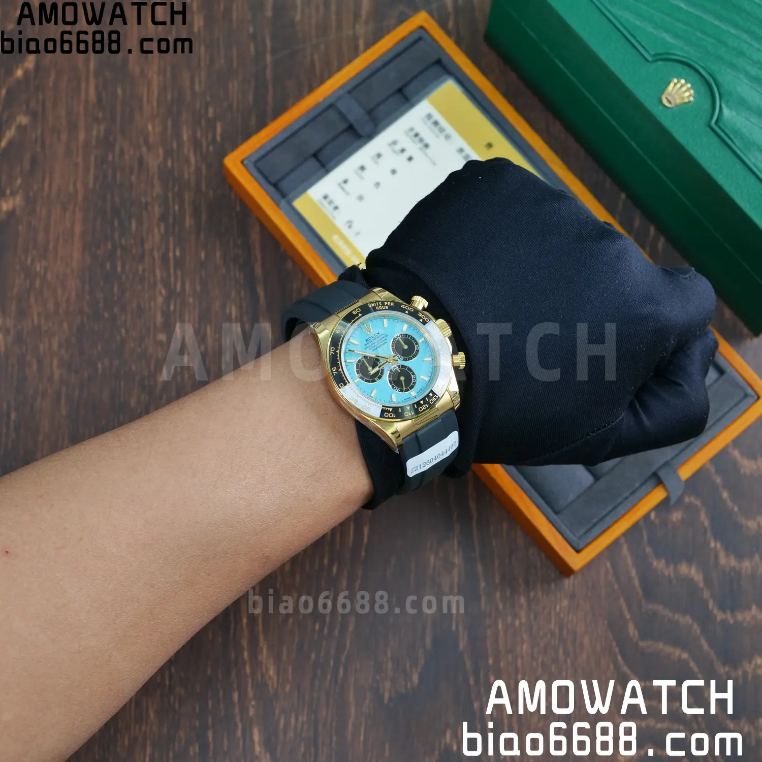 Custom Made Rolex Daytona M126518LN QF 4131 18K Yellow Gold Plated (Weighted) 108 372db8cd31b6319 AMO Watch