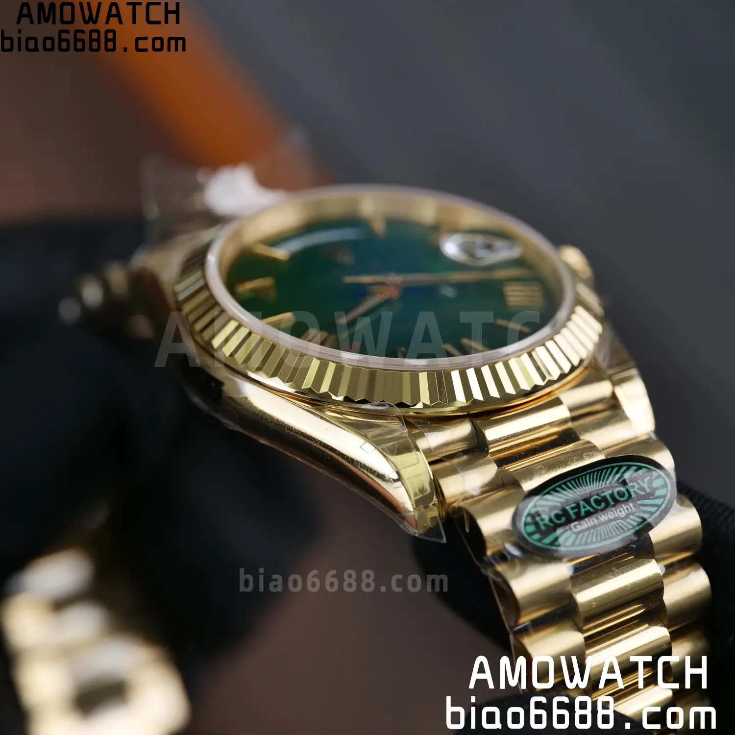 Rolex Day Date 40 YG 228238 RCF 1:1 Best Edition Green Dial on President Bracelet VR3255 (211g) 68 3828354ad8b644c AMO Watch