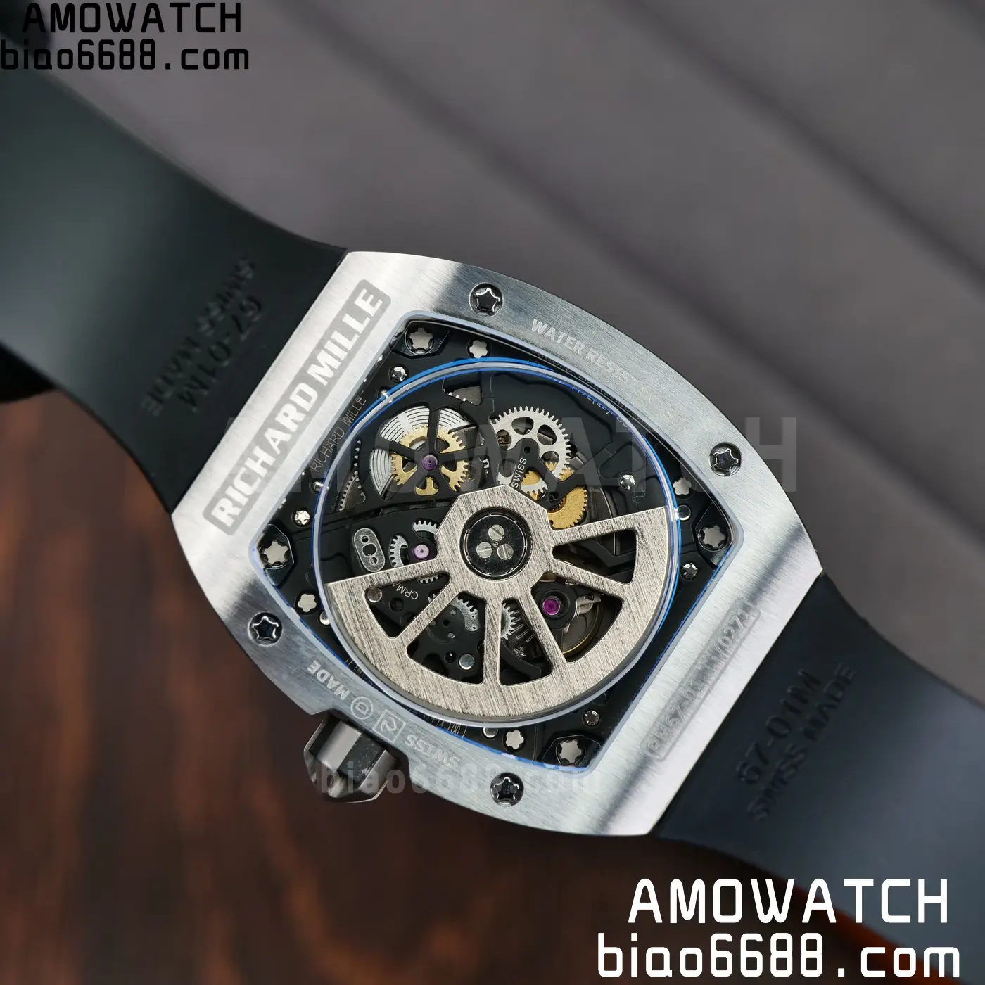 RICHARD MILLE RM67-01 AVF Best Edition Skeleton Dial on Black Rubber Strap CRMA6 106 3b3a6b71879969a 阿默表行AmoWatch
