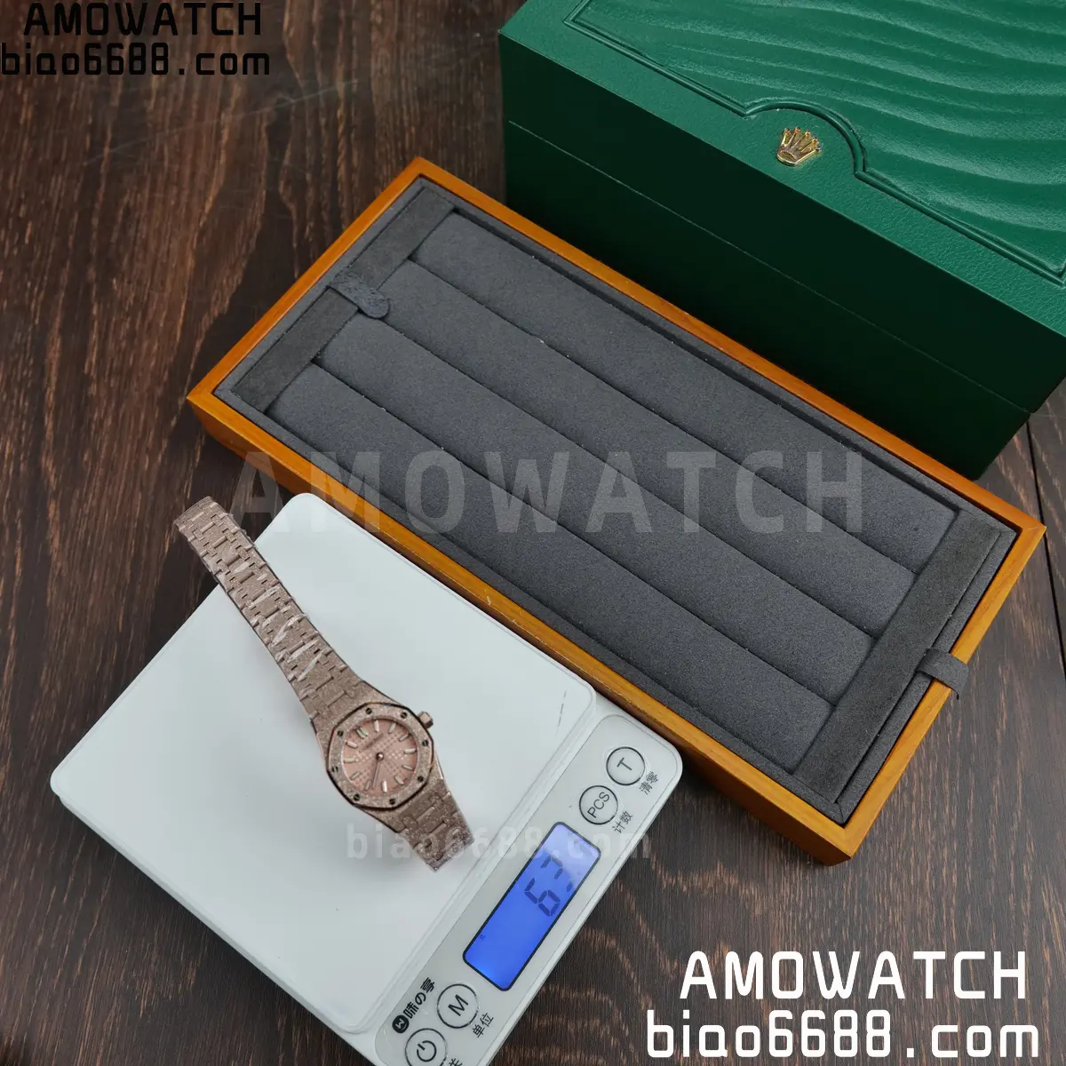 AUDEMARS PIGUET Lady Royal Oak 67630 23mm RG TW Best Edition Silver Dial Swiss Quartz 67 3f9fd1f9fda5f65 AMO Watch