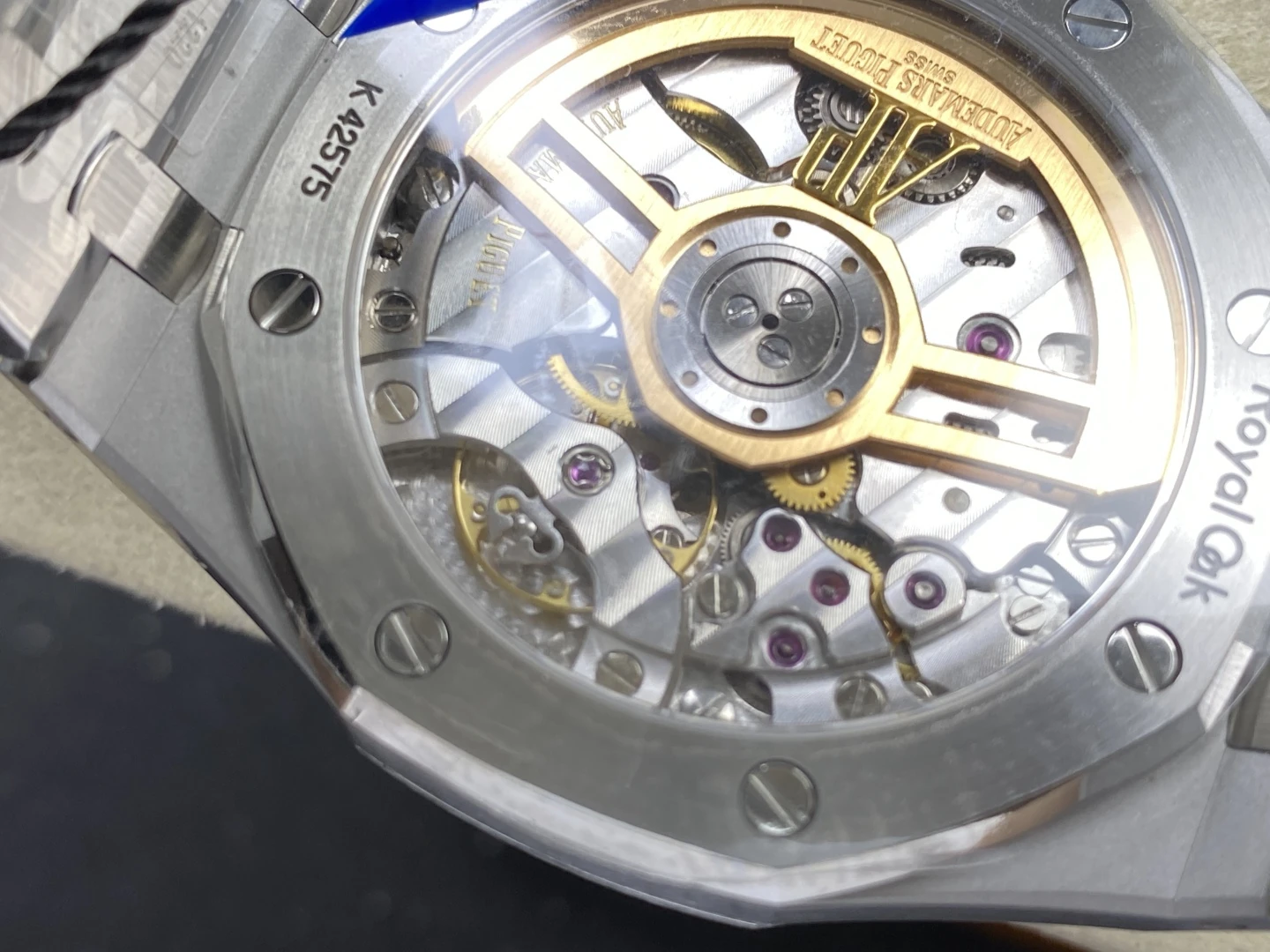 AP Royal Oak 41mm 15500 SS ZF 1:1 Best Edition Blue Textured Dial on SS Bracelet A4302 V3 41 40b2db43c4dbd77 AMO Watch