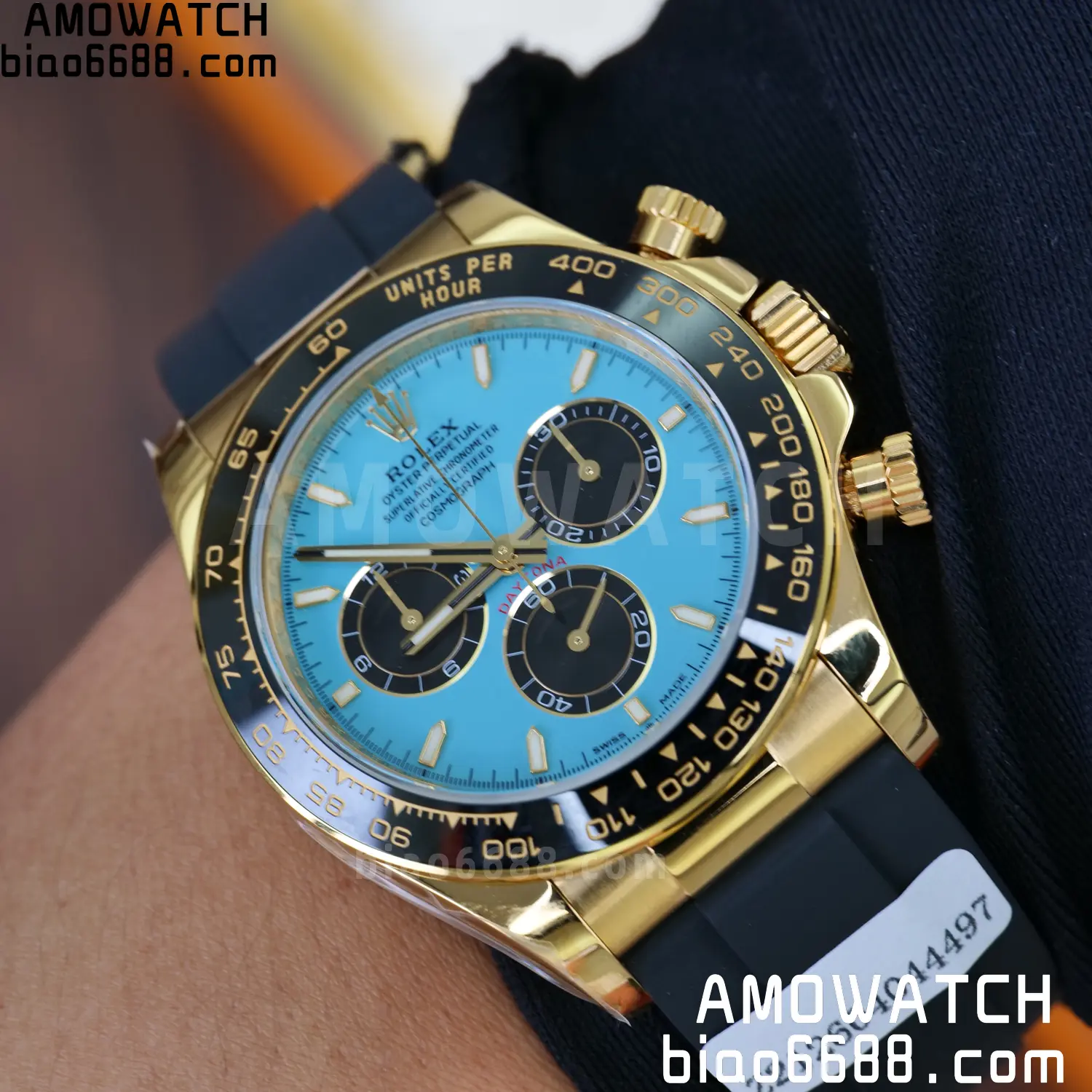 Custom Made Rolex Daytona M126518LN QF 4131 18K Yellow Gold Plated (Weighted) 102 43a596f10984f47 AMO Watch