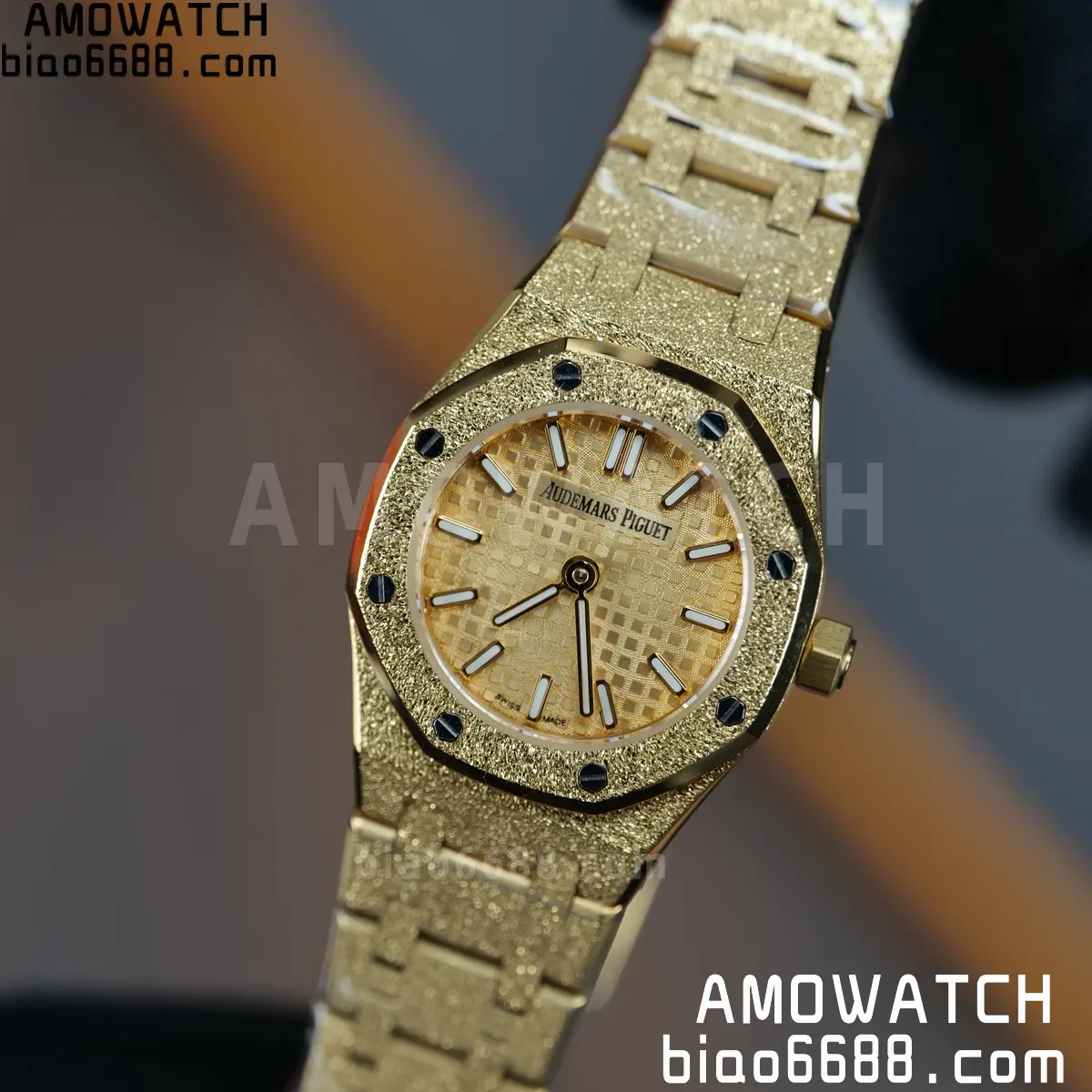 AUDEMARS PIGUET Lady Royal Oak 67630 23mm YG TW Best Edition Silver Dial Swiss Quartz 85 451f682e114f80b AMO Watch