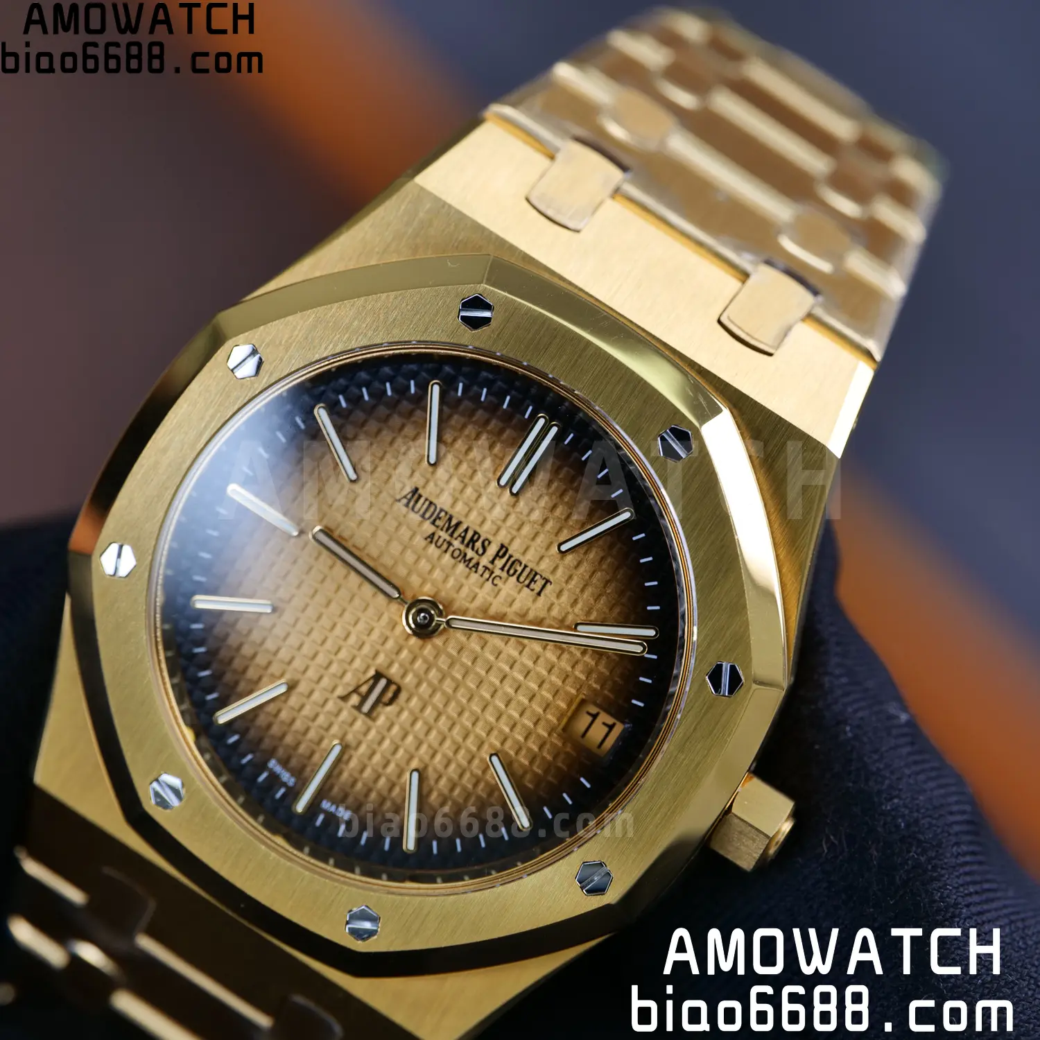 Royal Oak 39mm 16202 YG ZF 1:1 Best Edition YG Smoked Dial on YG Bracelet A7121 85 45ef94567e595c7 阿默表行AmoWatch