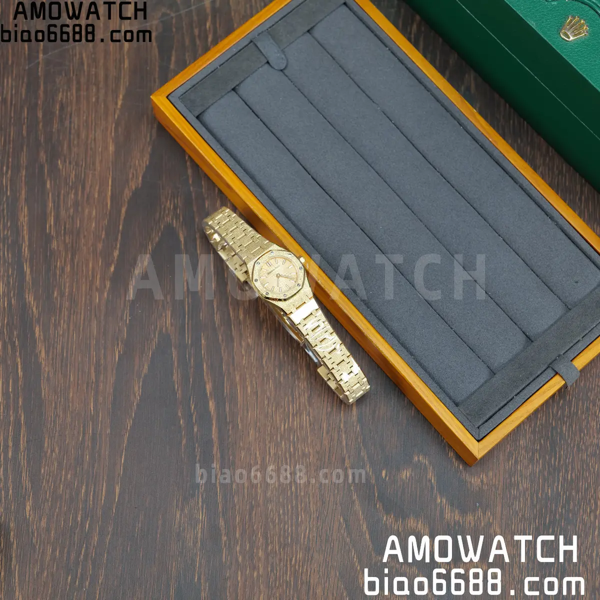 AUDEMARS PIGUET Lady Royal Oak 67630 23mm YG TW Best Edition Silver Dial Swiss Quartz 68 4b2e8dd63a7e859 AMO Watch