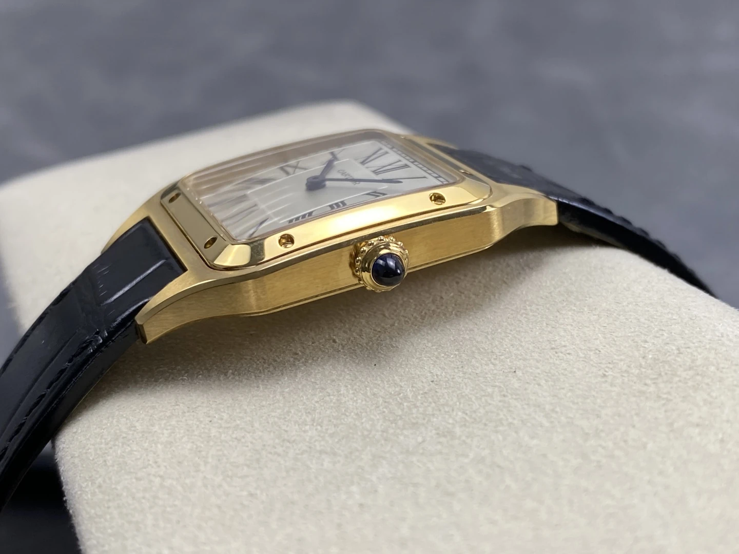 Cartier Santos Dumont YG Large F1 Factory 1:1 Best Edition white Dial Quartz 34 4c8134be6c353d7 阿默表行AmoWatch