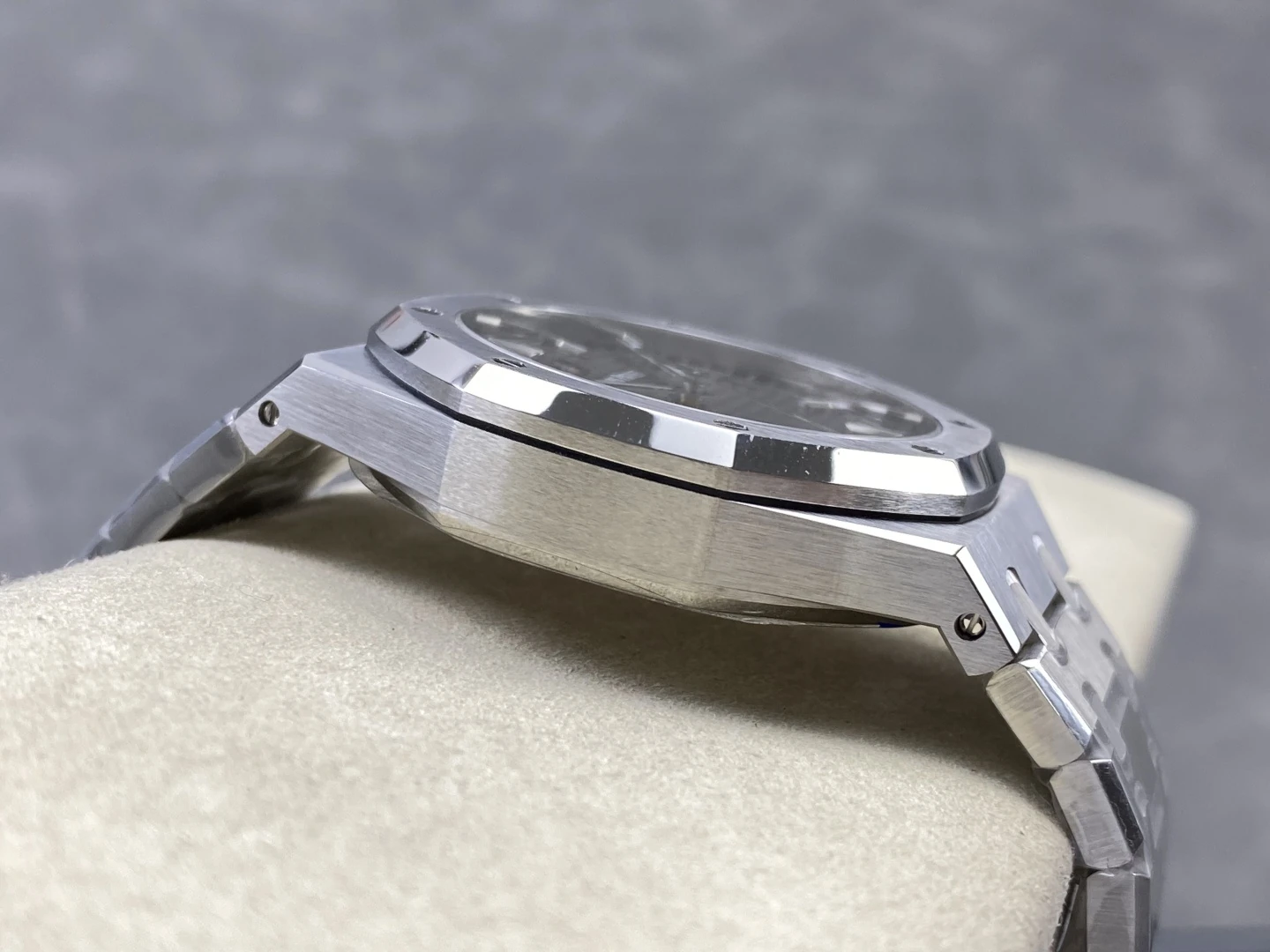 AP Royal Oak 41mm 15500 SS ZF 1:1 Best Edition Gray Textured Dial on SS Bracelet A4302 V3 31 51489a1851d5af9 阿默表行AmoWatch