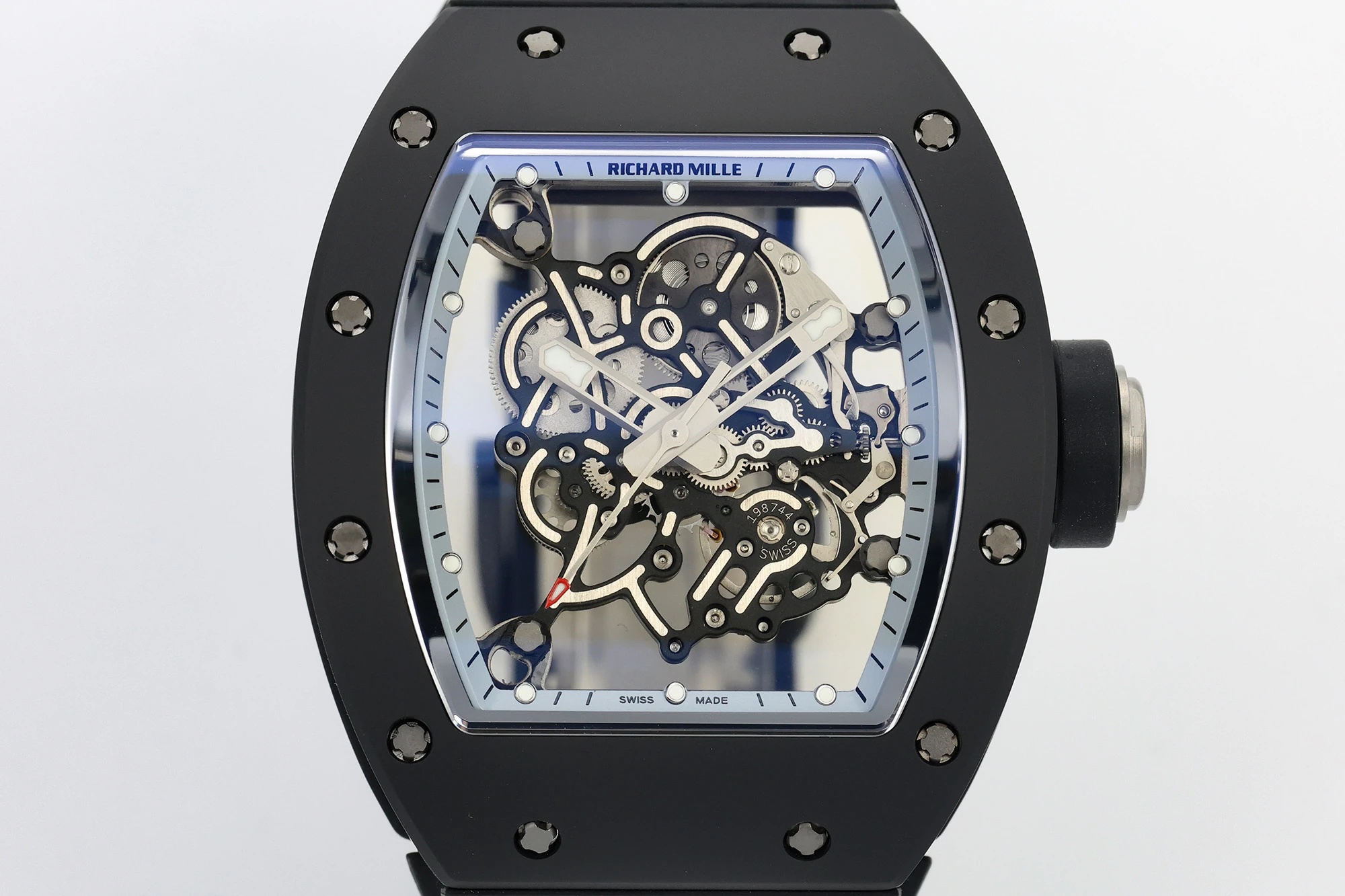 Richard Mille RM055 Black Ceramic ZF 1:1 Best Edition Blue Bezel Black Crown RMUL2 Super Clone V3 20 5235506819cffc6 阿默表行AmoWatch