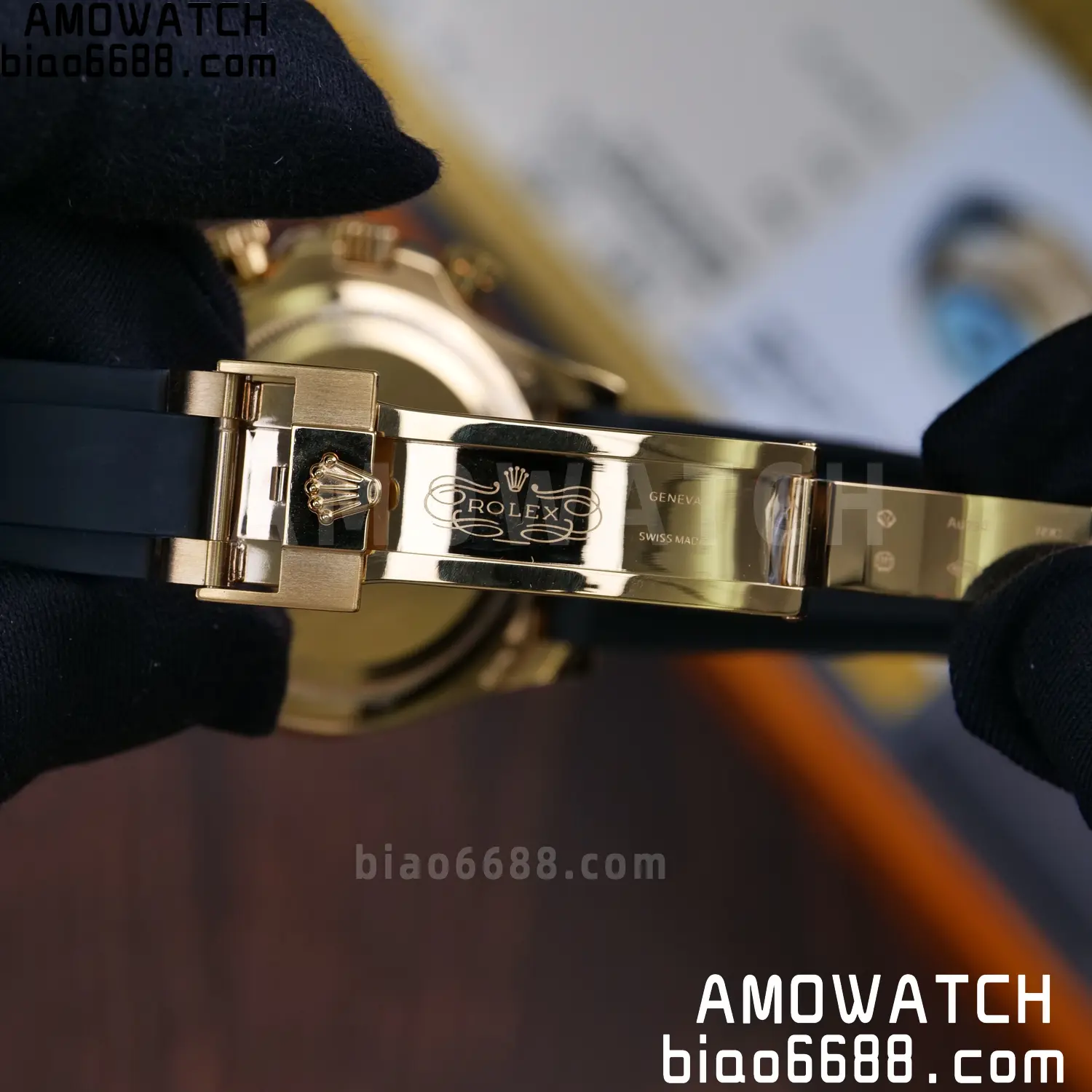 Custom Made Rolex Daytona M126518LN QF 4131 18K Yellow Gold Plated (Weighted) 99 5295cf2cc6fd78c AMO Watch