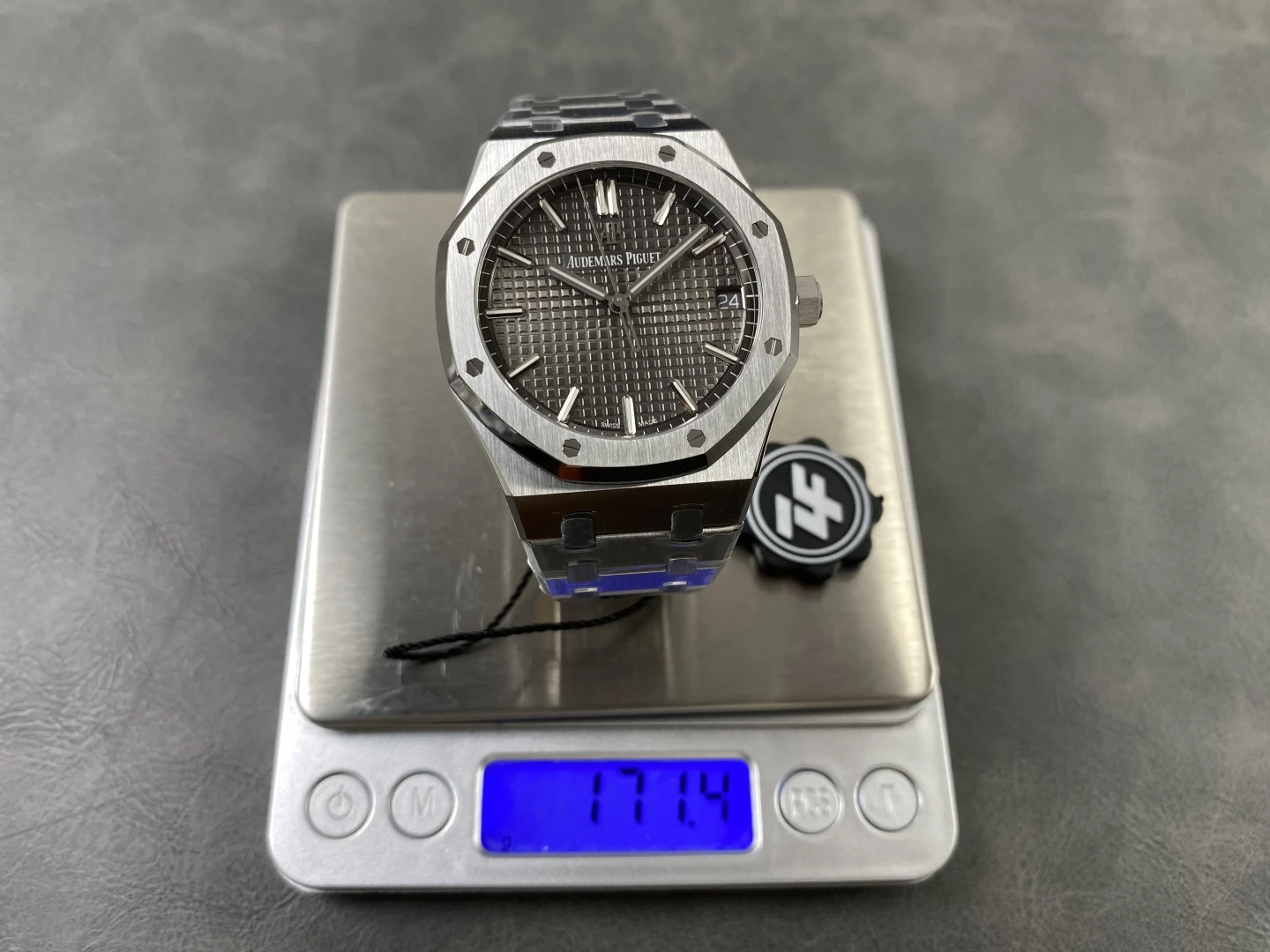 AP Royal Oak 41mm 15500 SS ZF 1:1 Best Edition Gray Textured Dial on SS Bracelet A4302 V3 24 552c1dde9102cfb 阿默表行AmoWatch