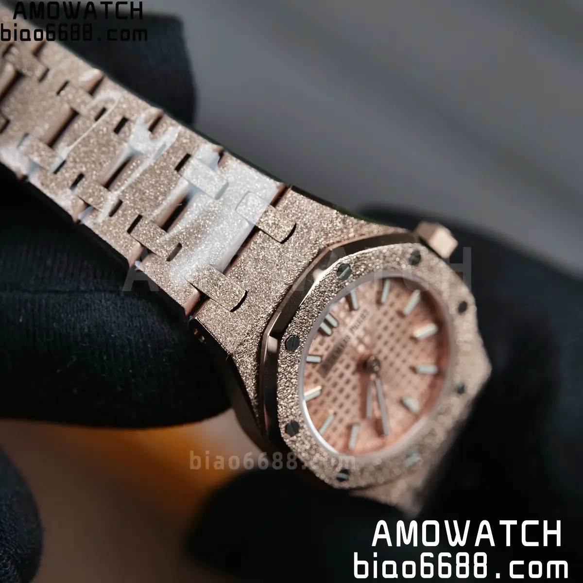 AUDEMARS PIGUET Lady Royal Oak 67630 23mm RG TW Best Edition Silver Dial Swiss Quartz 81 55471ddf1800912 AMO Watch