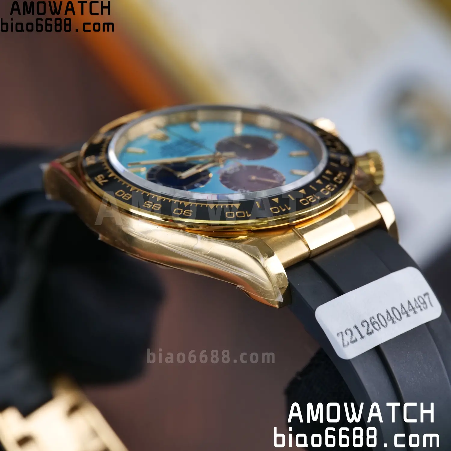 Custom Made Rolex Daytona M126518LN QF 4131 18K Yellow Gold Plated (Weighted) 85 570caf857ab0685 AMO Watch