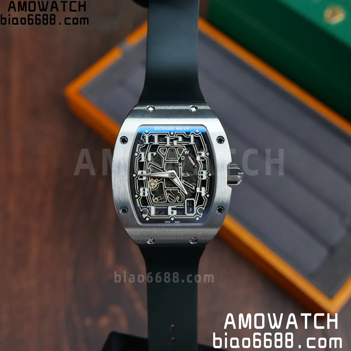 RICHARD MILLE RM67-01 AVF Best Edition Skeleton Dial on Black Rubber Strap CRMA6 85 5a0edbfa3887b8d 阿默表行AmoWatch