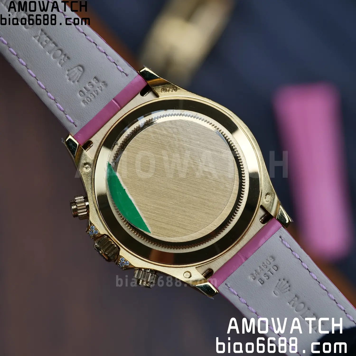 Rolex Daytona 126538TRO PPM Factory Best Edition Pink Dial on Pink Leather Strap 4130 97 6100fa5a57e0a85 阿默表行AmoWatch