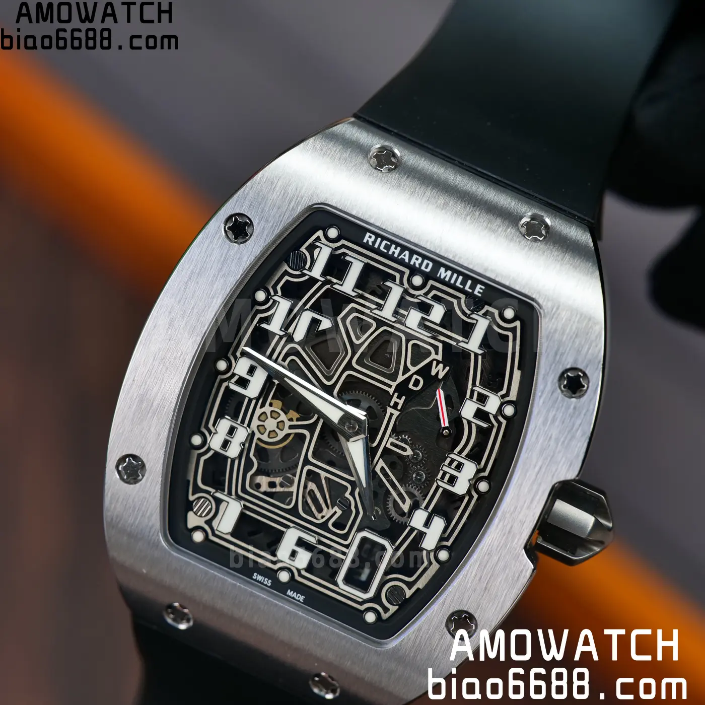 RICHARD MILLE RM67-01 AVF Best Edition Skeleton Dial on Black Rubber Strap CRMA6 101 61d7202f70b2a42 阿默表行AmoWatch
