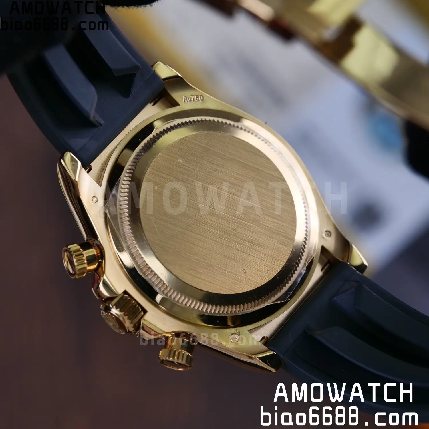 Custom Made Rolex Daytona M126518LN QF 4131 18K Yellow Gold Plated (Weighted) 97 6238946ed34e671 AMO Watch