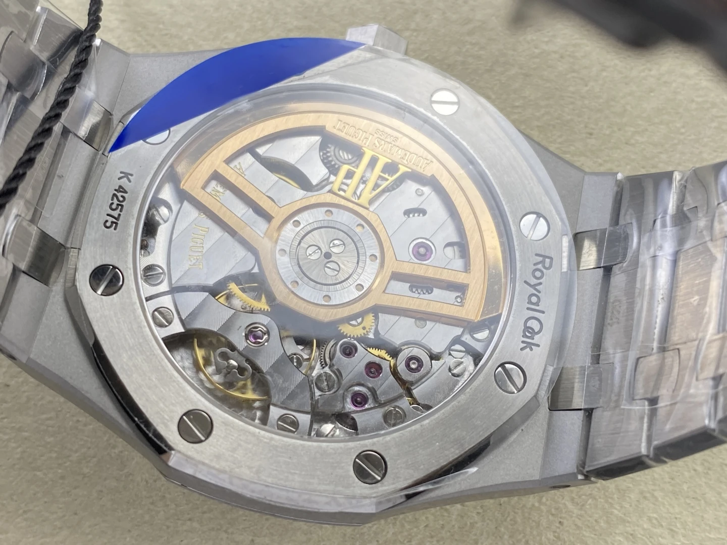 AP Royal Oak 41mm 15500 SS ZF 1:1 Best Edition Blue Textured Dial on SS Bracelet A4302 V3 40 693788722d34b23 AMO Watch