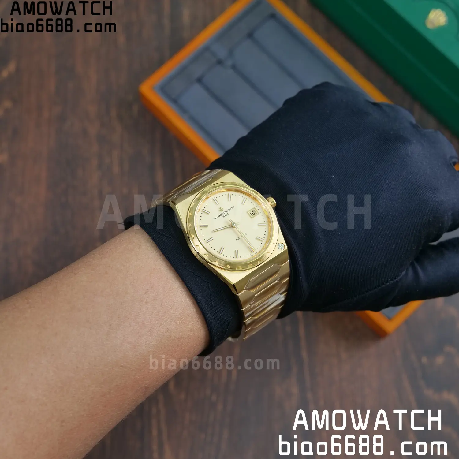 VC Historiques 4200H/222 YG PPF 1:1 Best Edition Blue Dial on SS Bracelet A2455 102 6a7b1d873f06eb7 阿默表行AmoWatch
