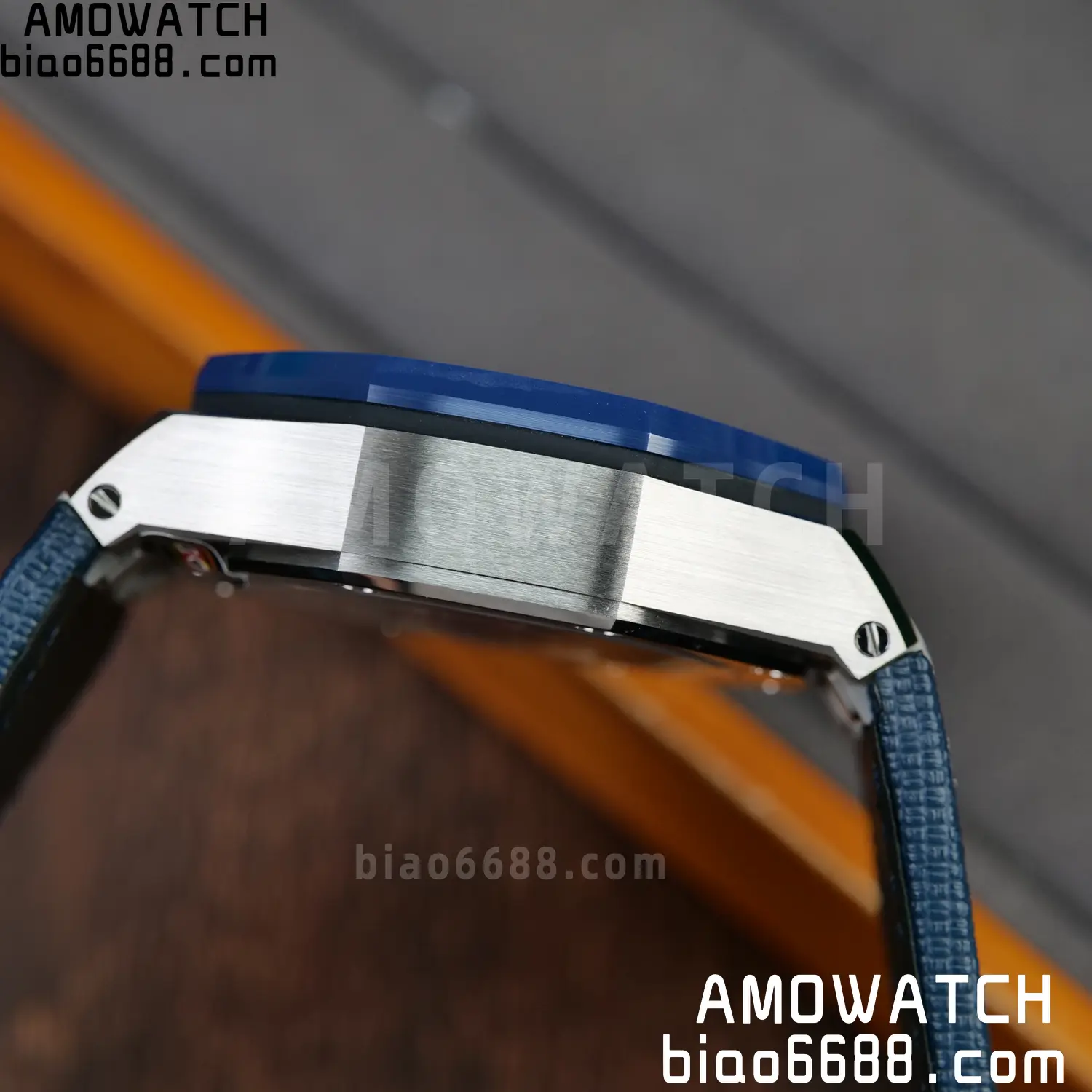 AP Royal Oak Offshore 43mm 26420 SS DDF 1:1 Best Edition Blue Dial on Blue Rubber Super Clone 4401 61 6aa94c7091ea049 AMO Watch