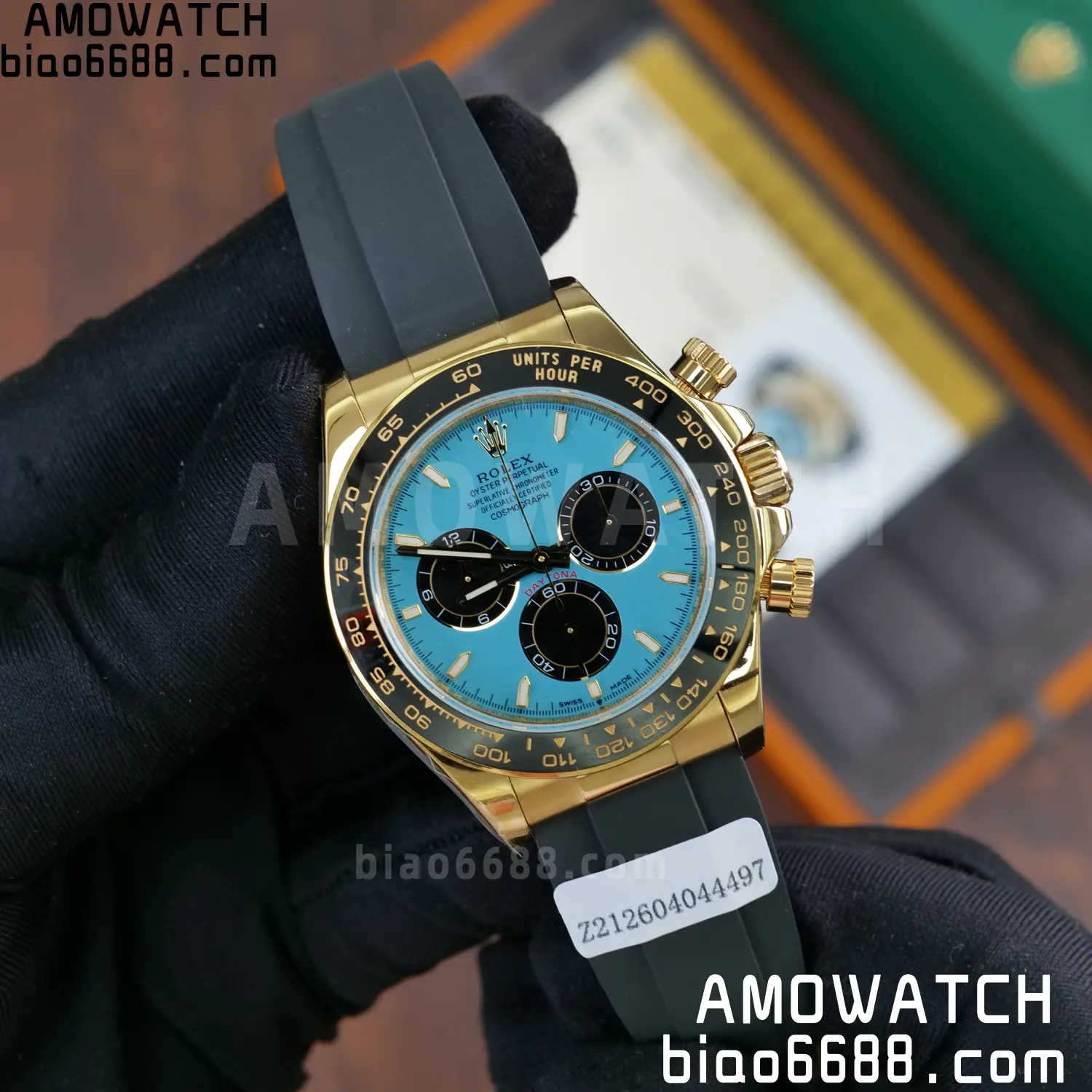 Custom Made Rolex Daytona M126518LN QF 4131 18K Yellow Gold Plated (Weighted) 78 6b99086fed33285 AMO Watch