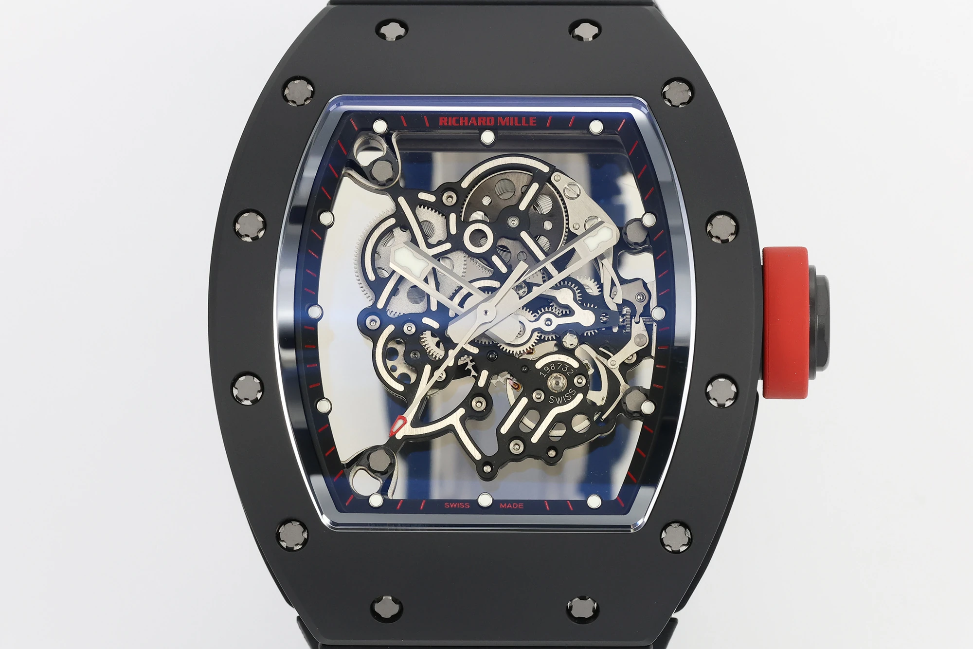 Richard Mille RM055 Black Ceramic ZF 1:1 Best Edition Red/Black Bezel Red Crown RMUL2 Super Clone V3 21 6be4984e48b9341 阿默表行AmoWatch