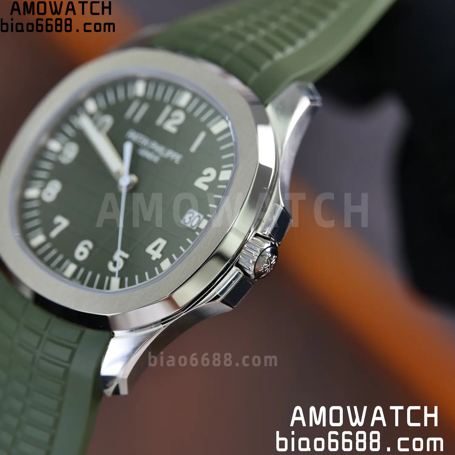 PP Aquanaut 5168G 42mm SS VF 1:1 Best Edition Green Dial on Green Rubber Strap DD324 Weighted 93 6dbf7c56d7ab771 AMO Watch