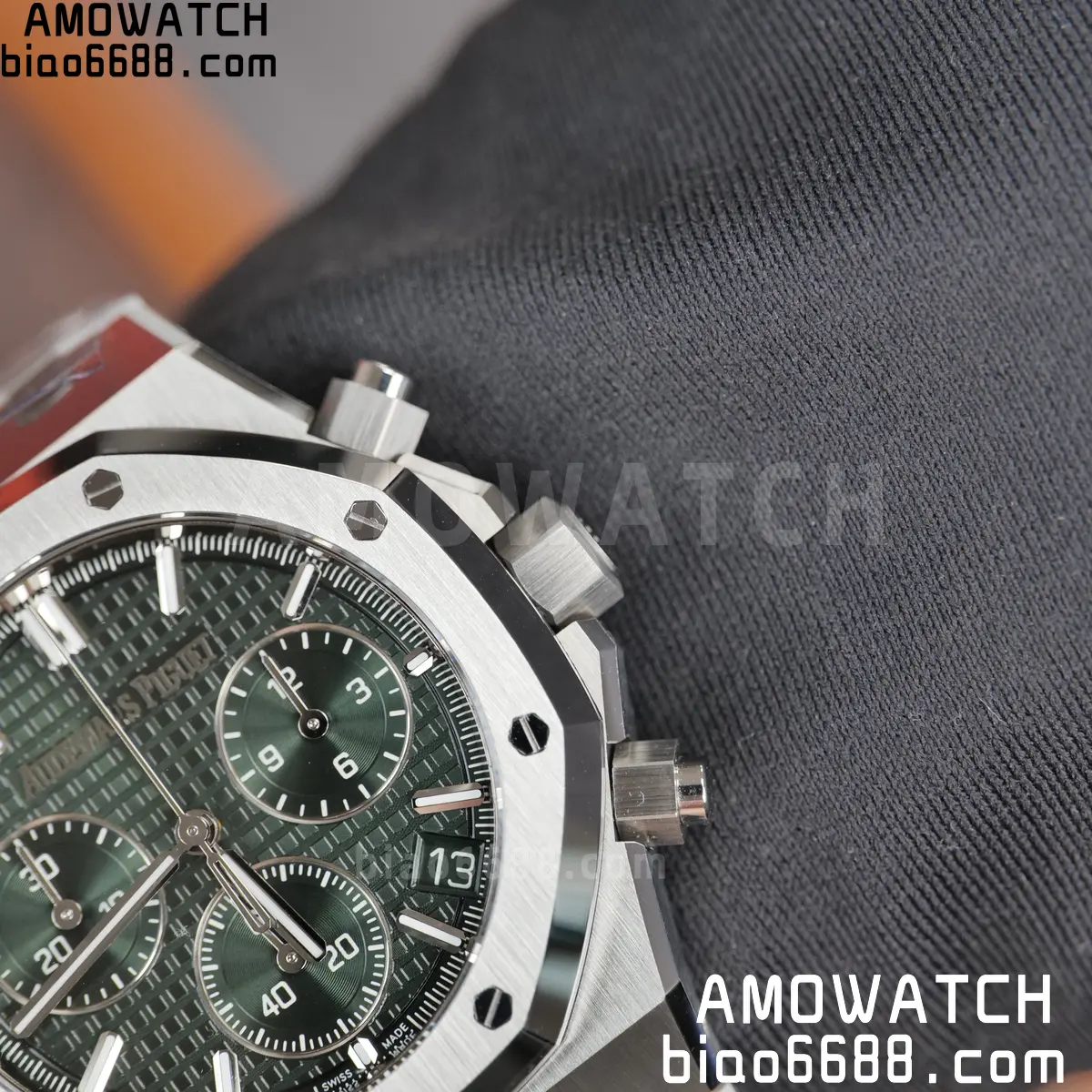 Royal Oak Chrono 26240 SS TOPF 1:1 Best Edition Green Dial on SS Bracelet SA4401 Super Clone 117 74d4c9bef6745e9 阿默表行AmoWatch
