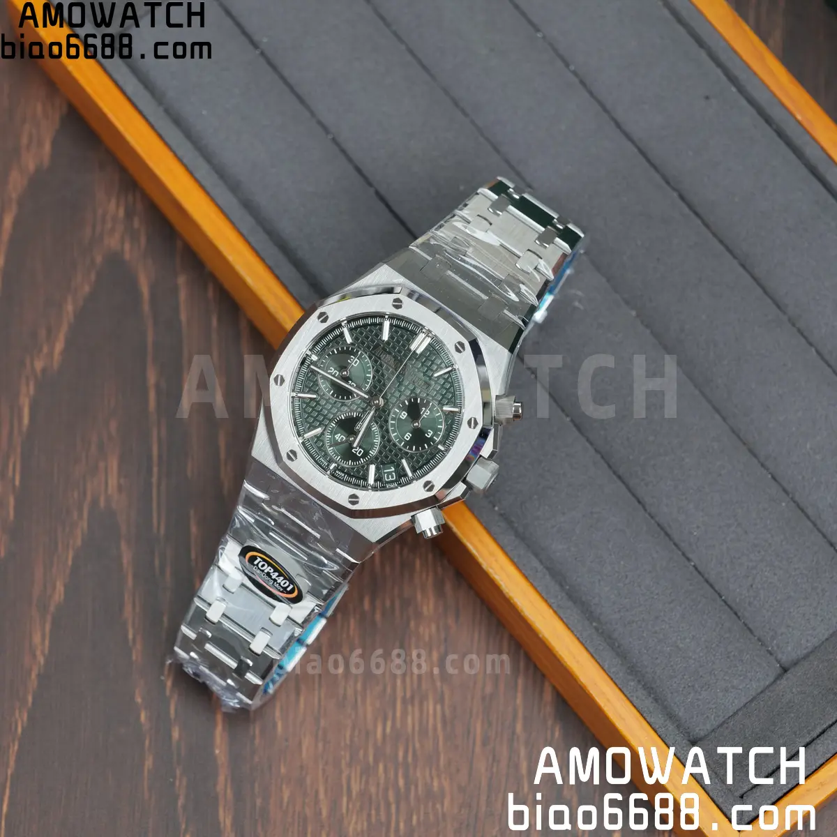 Royal Oak Chrono 26240 SS TOPF 1:1 Best Edition Green Dial on SS Bracelet SA4401 Super Clone 96 760e7fd37e1dec0 阿默表行AmoWatch