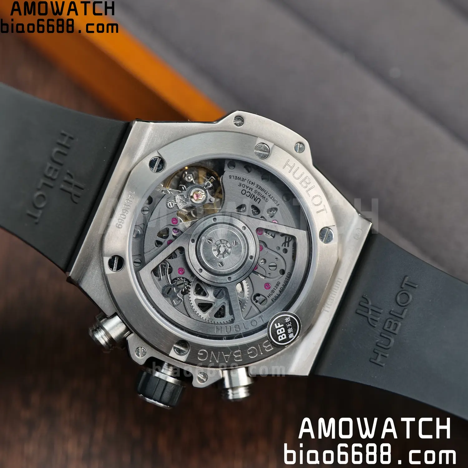 HUBLOT Big Bang Unico 42mm SS BBF 1:1 Best Edition Skeleton Dial on Black Rubber Strap A1280 V2 94 77b11067394709d AMO Watch