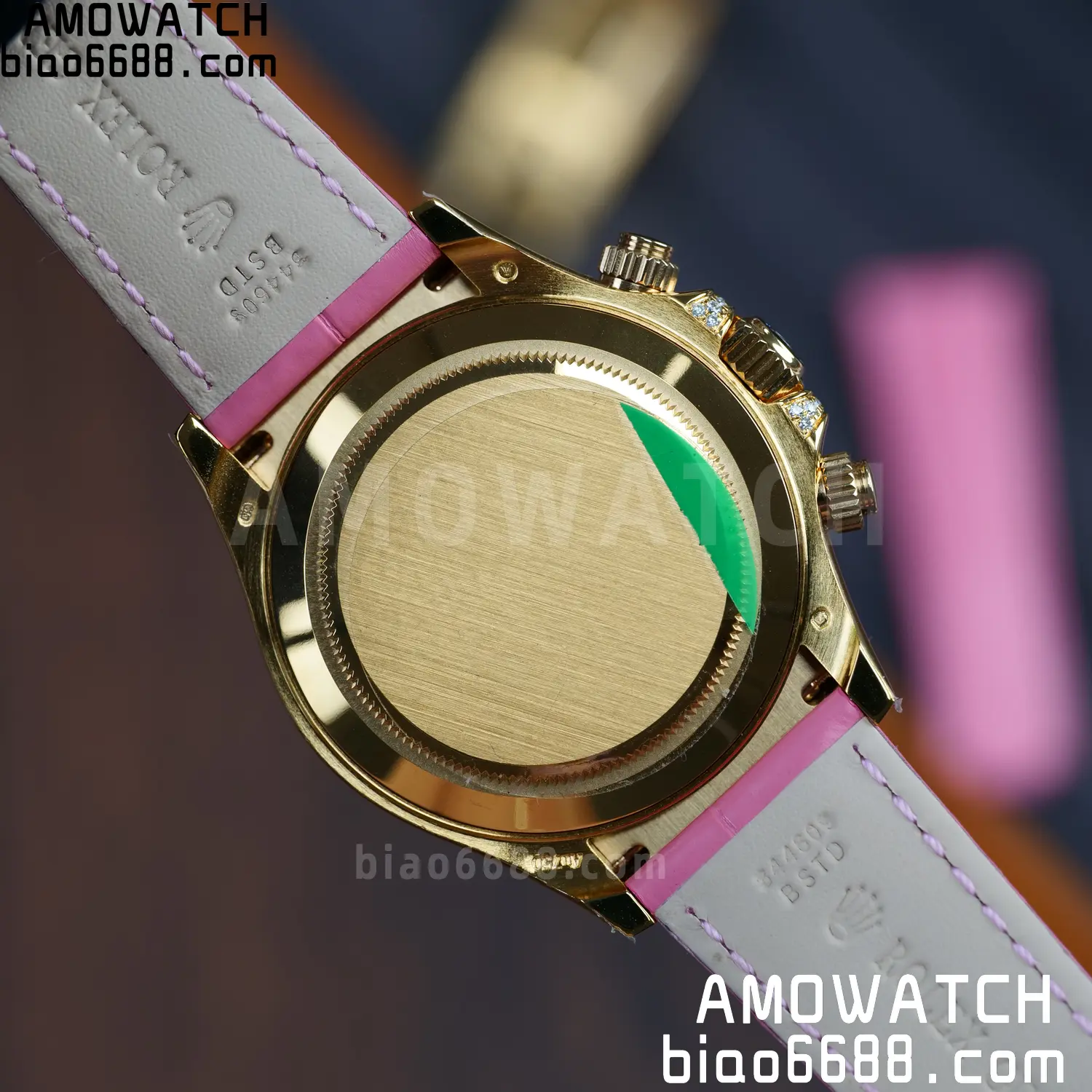 Rolex Daytona 126538TRO PPM Factory Best Edition Pink Dial on Pink Leather Strap 4130 98 78829b167b71061 阿默表行AmoWatch