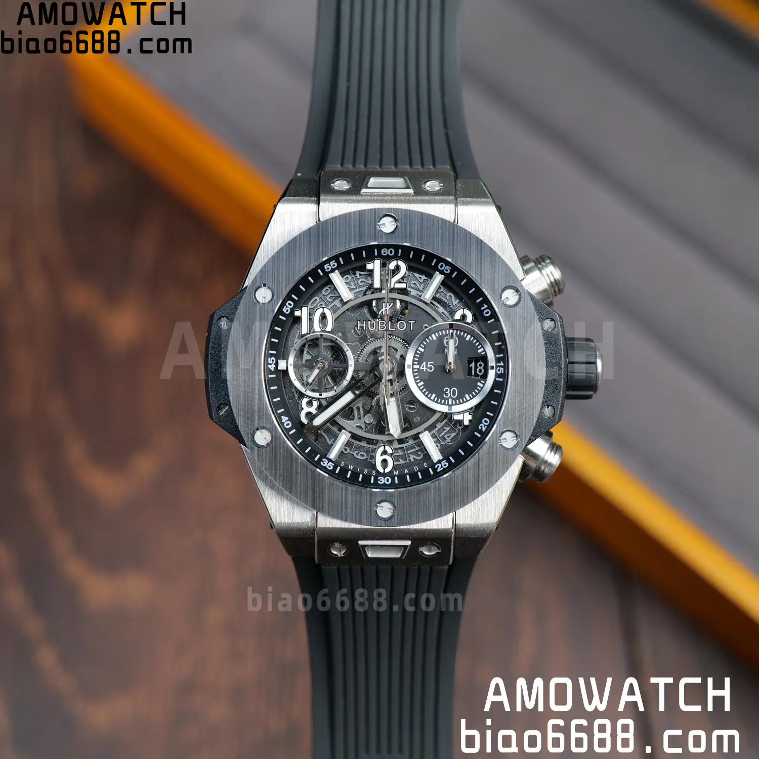 HUBLOT Big Bang Unico 42mm SS BBF 1:1 Best Edition Skeleton Dial on Black Rubber Strap A1280 V2 77 8c89d9152e85d64 AMO Watch