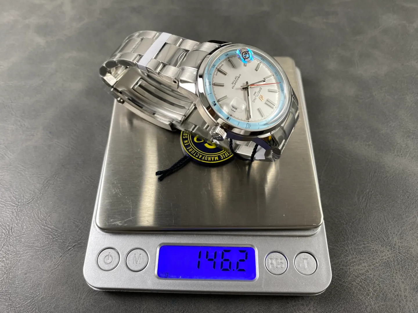Breitling Top Time B31 BLF 1:1 Best Edition White Dial on SS Bracelet AB31 39 8d28595572c1fd2 阿默表行AmoWatch