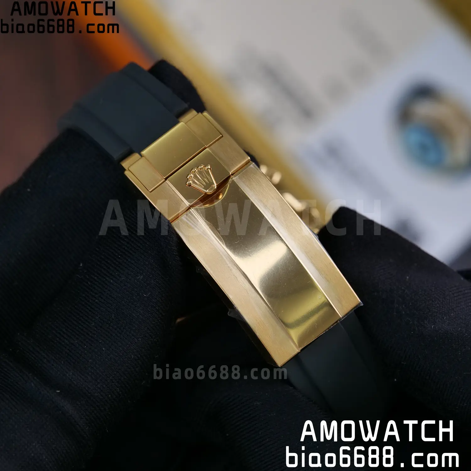 Custom Made Rolex Daytona M126518LN QF 4131 18K Yellow Gold Plated (Weighted) 100 91230dd08488798 AMO Watch