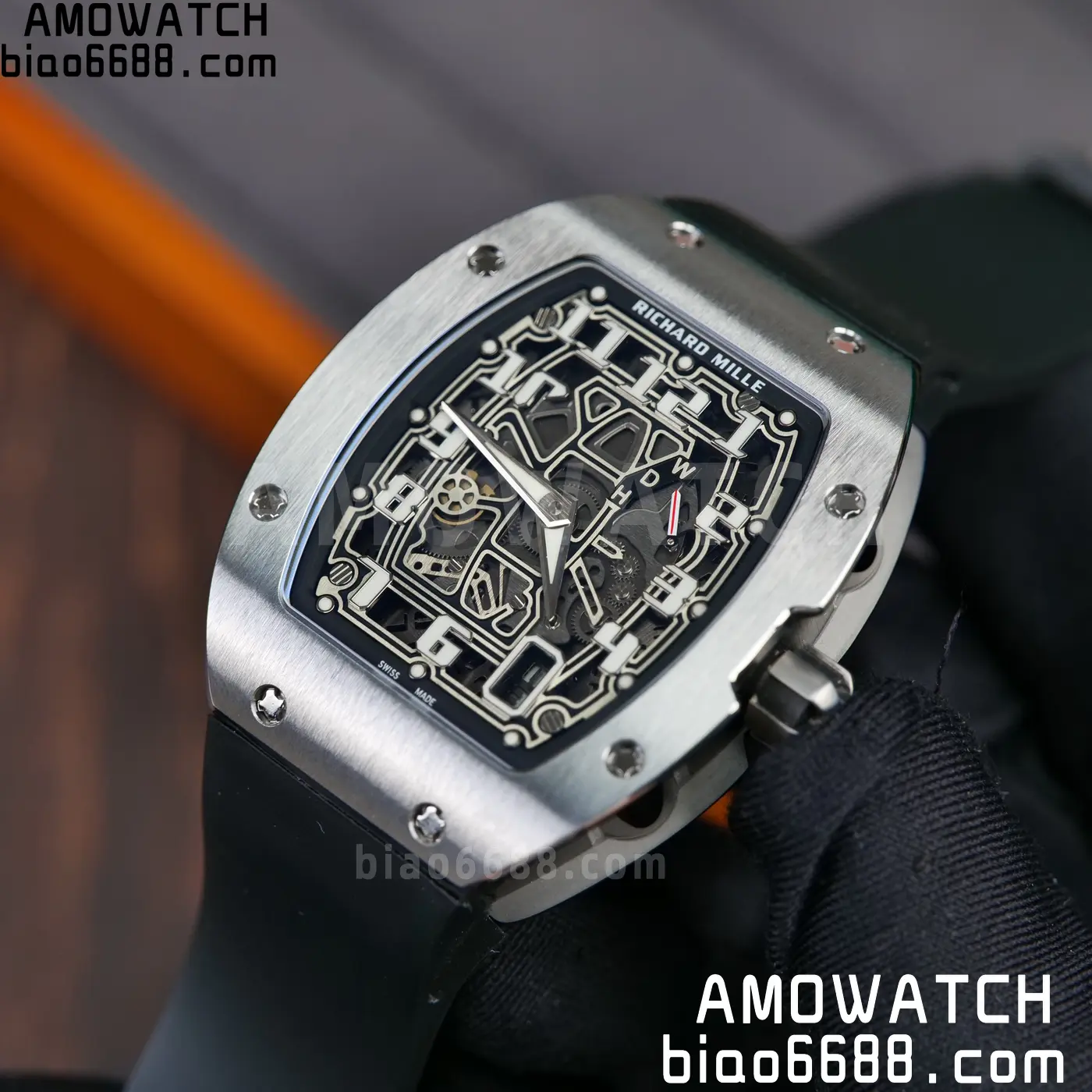RICHARD MILLE RM67-01 AVF Best Edition Skeleton Dial on Black Rubber Strap CRMA6 94 95a9e2b67821136 阿默表行AmoWatch