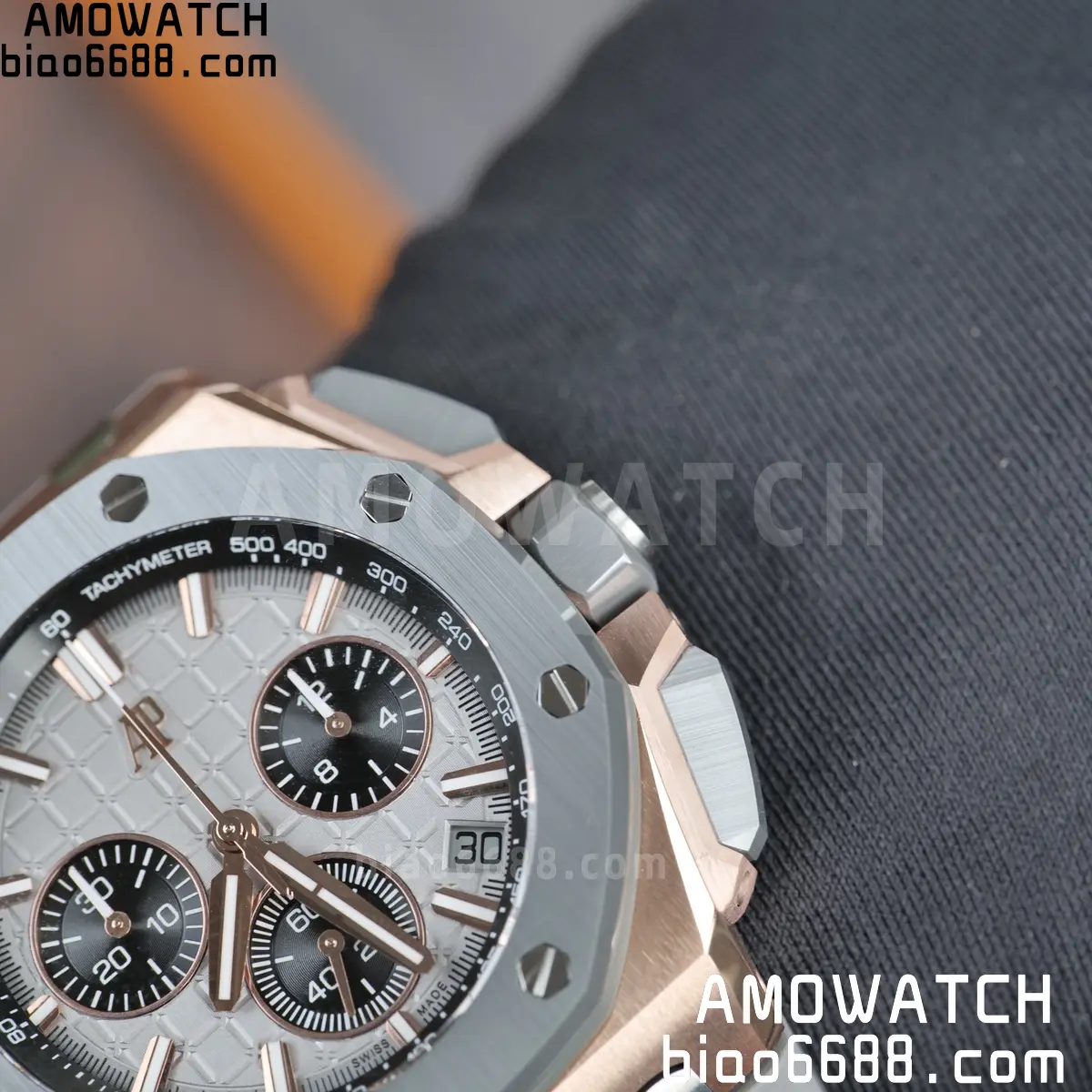 AP Royal Oak Offshore 43mm 26420OI RG DDF 1:1 Best Edition Gray Dial on Gray Rubber Super Clone 4401 (Weighted) 118 97113cc0d5841ba AMO Watch