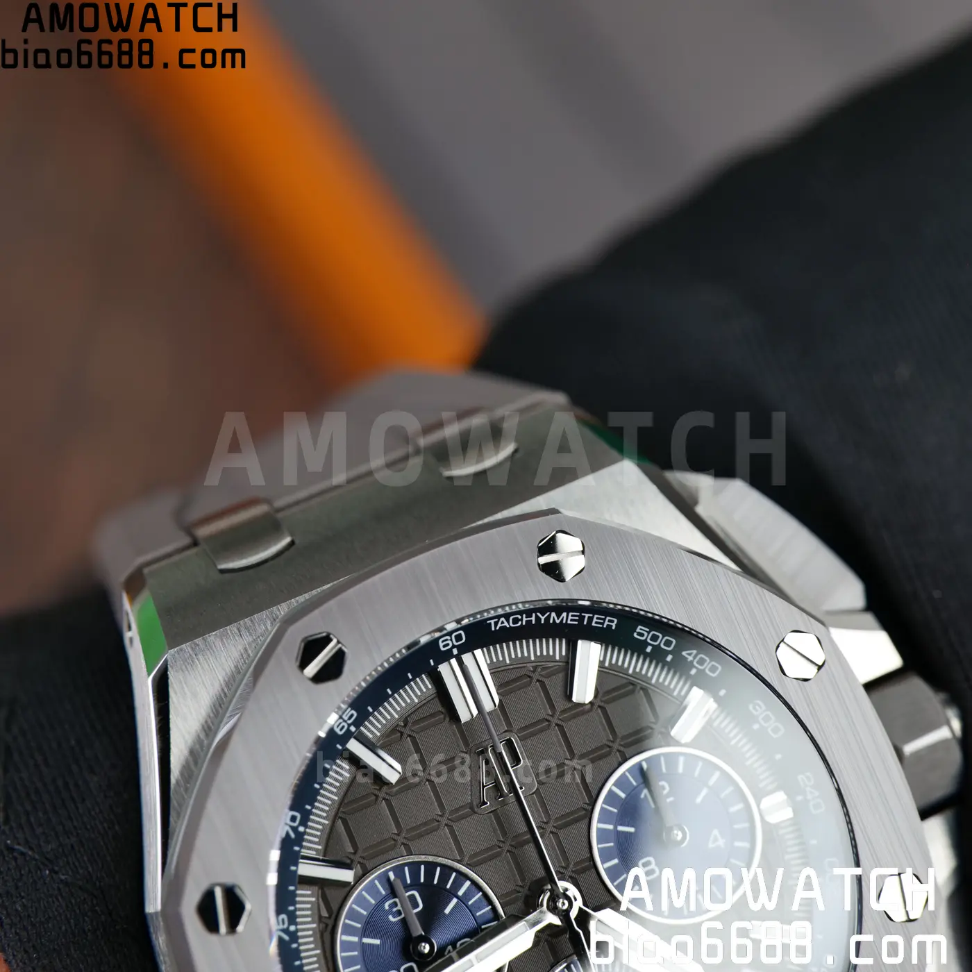 AP Royal Oak Offshore 43mm 26420so SS DDF 1:1 Best Edition Gray/Blue Dial on Gray Rubber Strap DD4401 Super Clone 98 9838aec861b6d89 阿默表行AmoWatch