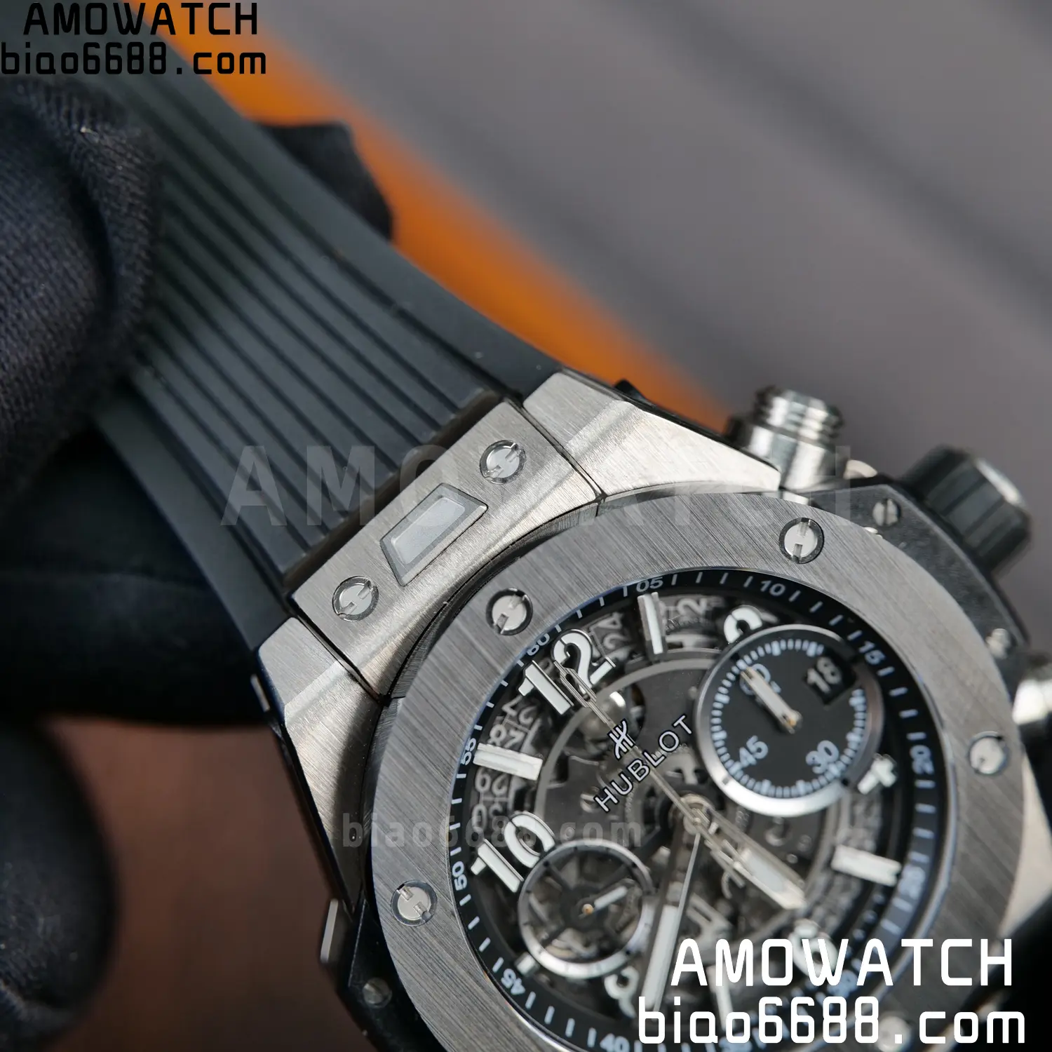 HUBLOT Big Bang Unico 42mm SS BBF 1:1 Best Edition Skeleton Dial on Black Rubber Strap A1280 V2 86 98e30c1919aab92 AMO Watch