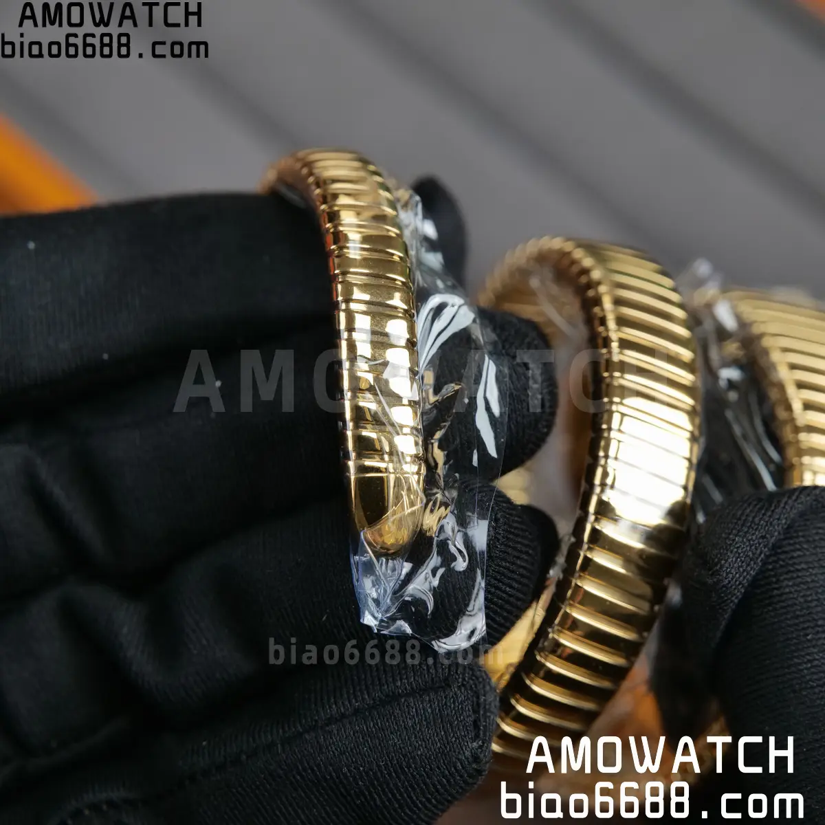 BVLGARI SERPENTI YG BVF 1:1 Best Edition Black Dial on YG Bracelet ETA Quartz 82 99b25abd321fb1a 阿默表行AmoWatch