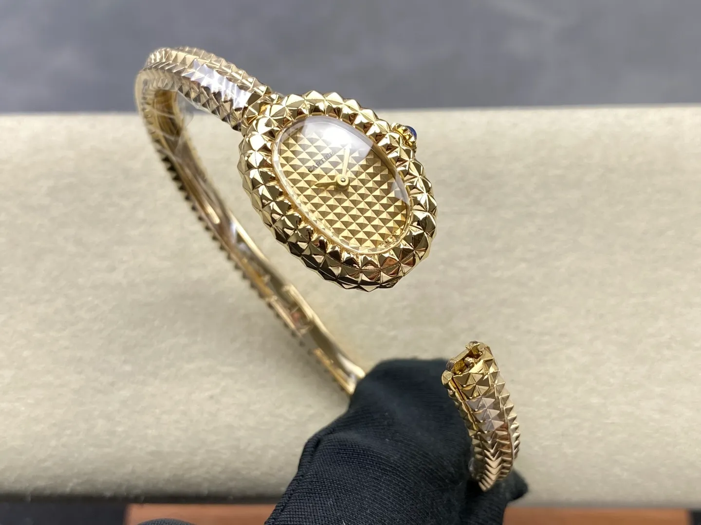Cartier Baignoire 18.7mm YG BAIGNOIRE BBAF 1:1 Best Edition White Dial on YG Bracelet Ronda Quartz 34 9df8fc1f6e28751 阿默表行AmoWatch