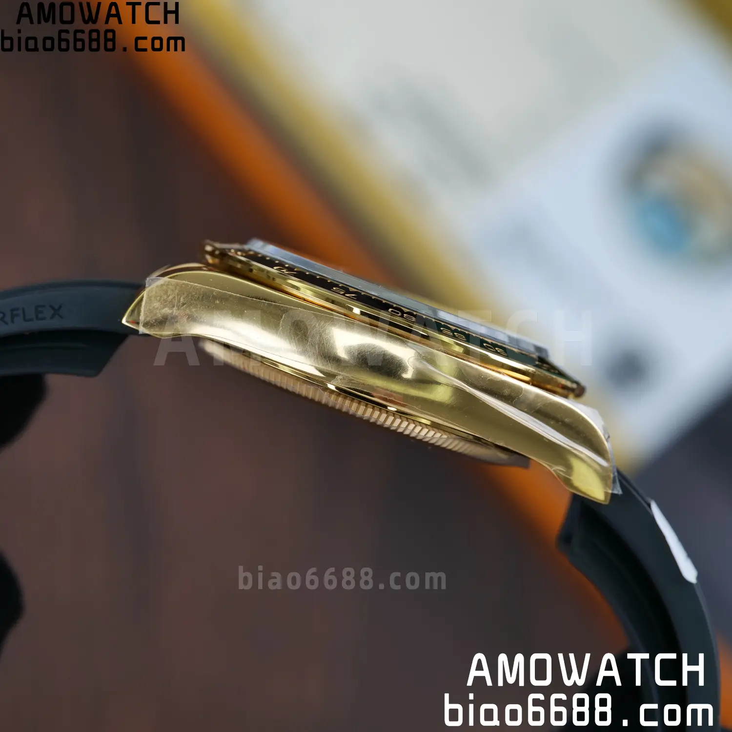 Custom Made Rolex Daytona M126518LN QF 4131 18K Yellow Gold Plated (Weighted) 84 a031f71115c4fa8 AMO Watch