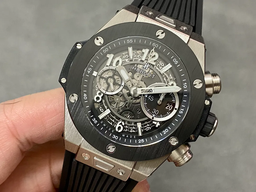 HUBLOT Big Bang Unico 42mm SS BBF 1:1 Best Edition Skeleton Dial on Black Rubber Strap A1280 V2 20 a115929c24ed51e AMO Watch