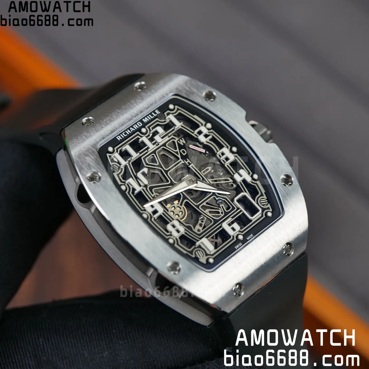 RICHARD MILLE RM67-01 AVF Best Edition Skeleton Dial on Black Rubber Strap CRMA6 93 a1d38cf3a649891 阿默表行AmoWatch